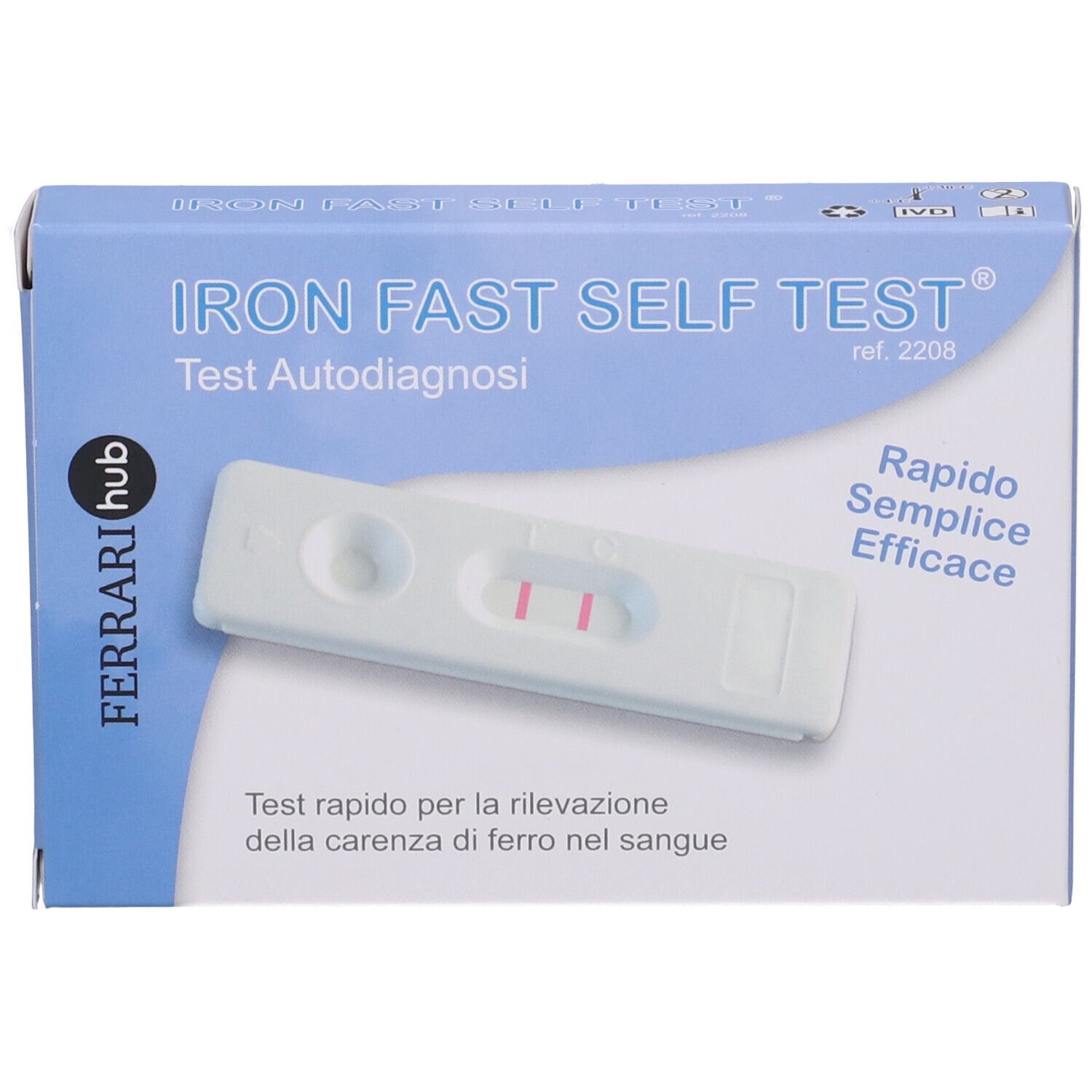 Test Iron Fast Autodiagnostico Rilevazione Carenza Ferro Nell Sangue
