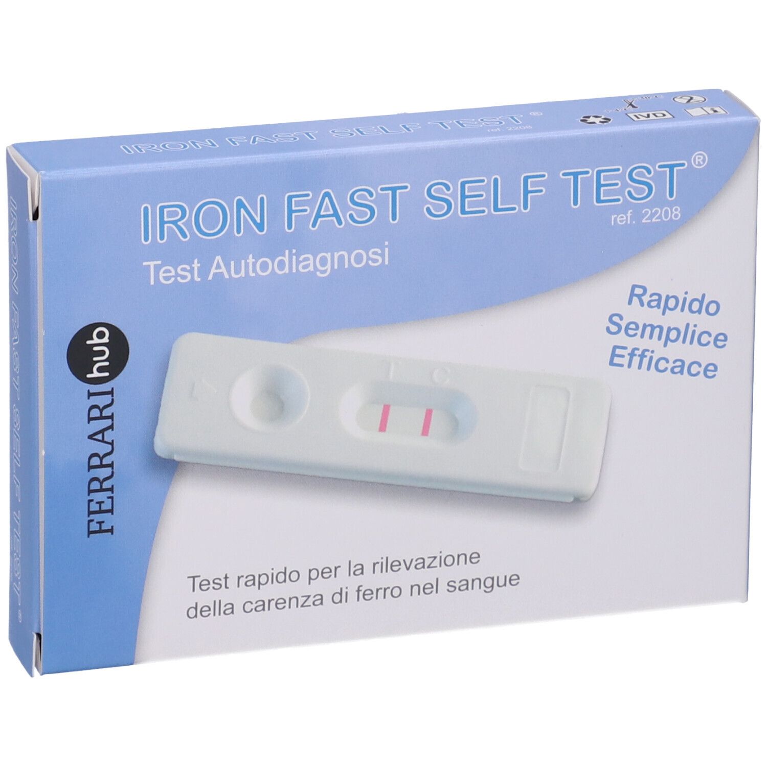 Test Iron Fast Autodiagnostico Rilevazione Carenza Ferro Nell Sangue
