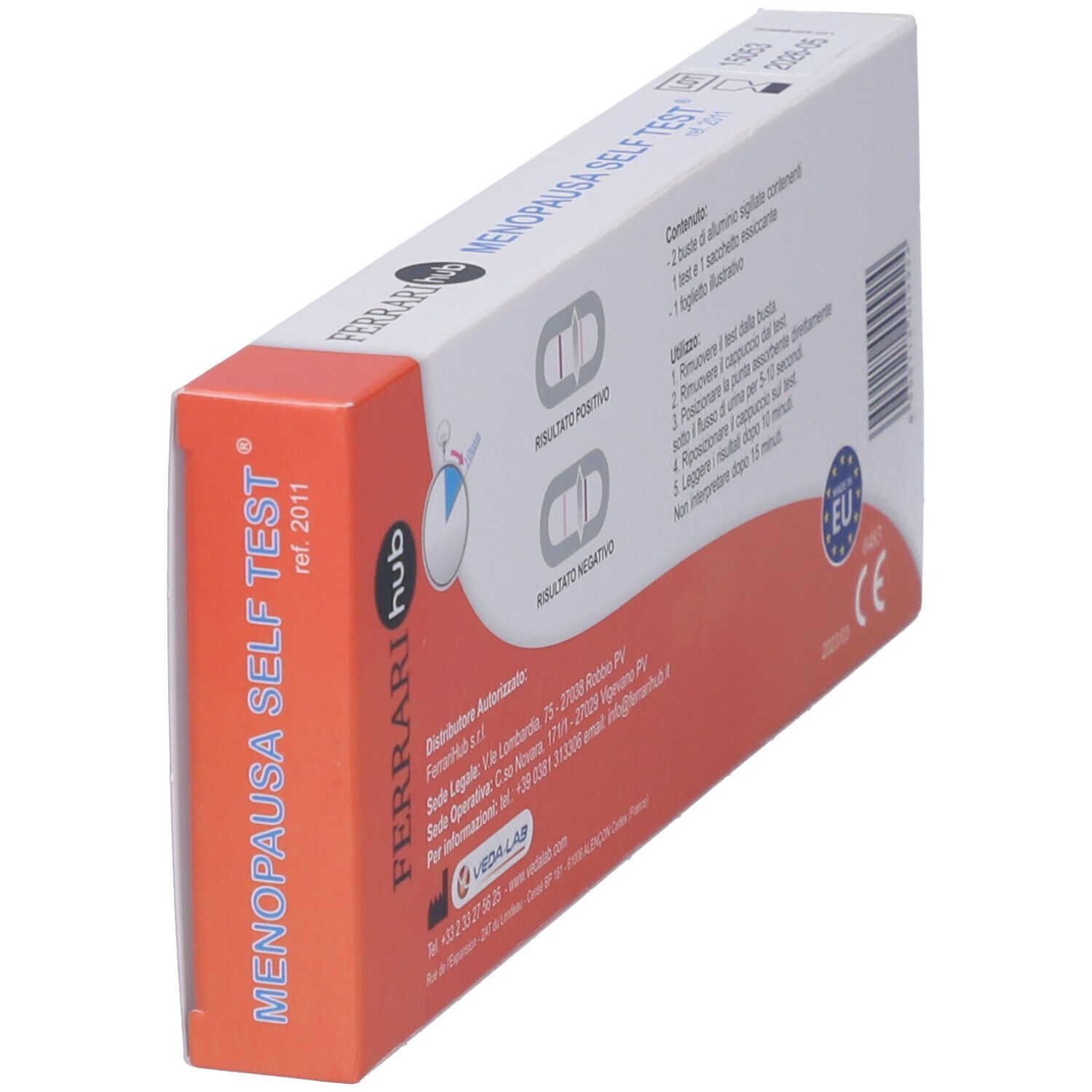 Test Menopausa Autodiagnostico Determinazione Ormone Follicolo-Stimolante Nelle Urine 2 Pezzi