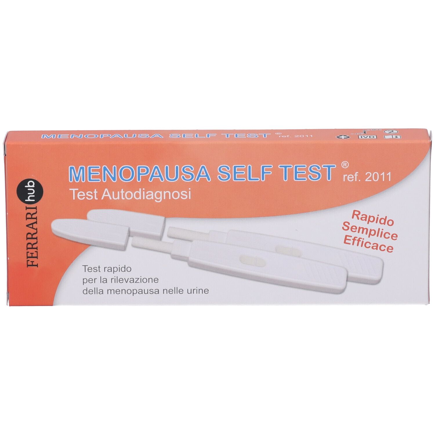 Test Menopausa Autodiagnostico Determinazione Ormone Follicolo-Stimolante Nelle Urine 2 Pezzi