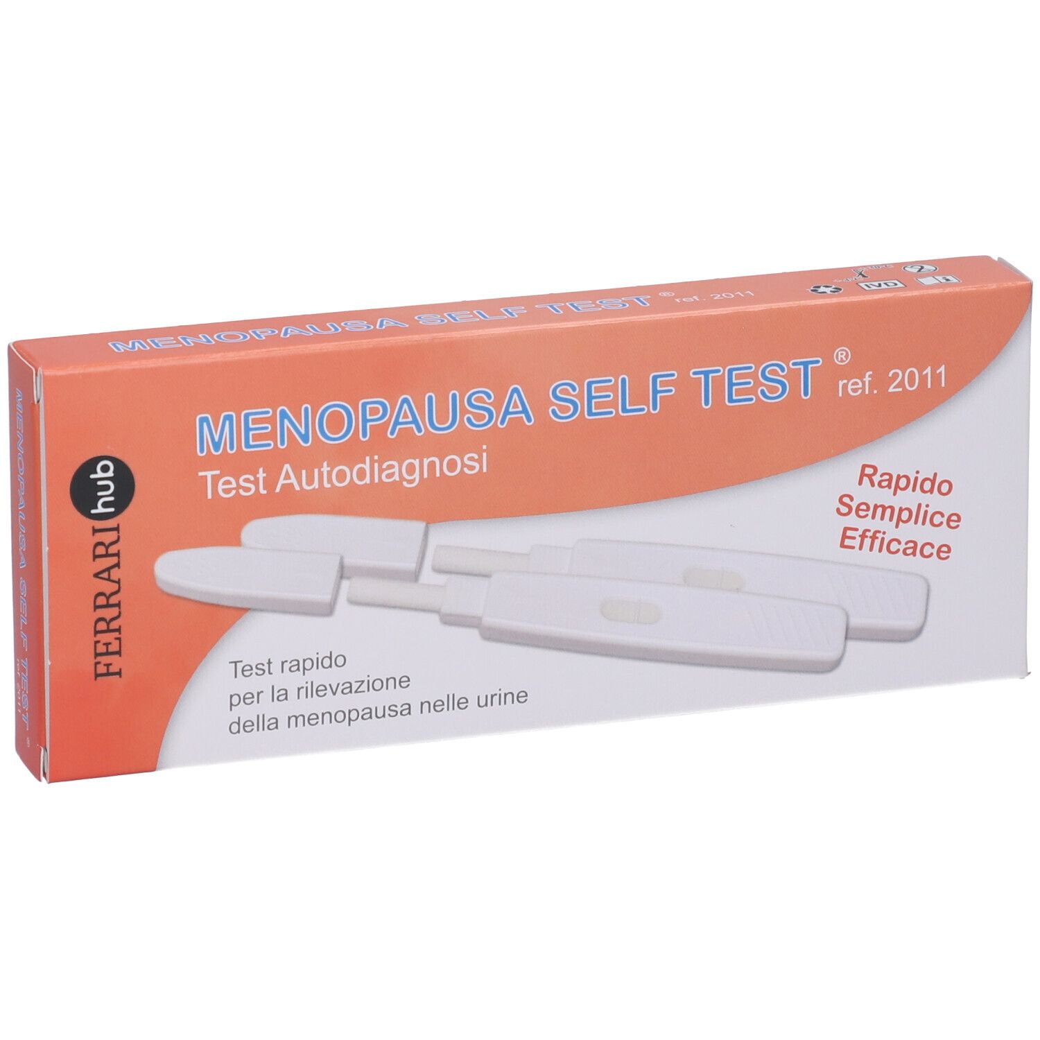 Test Menopausa Autodiagnostico Determinazione Ormone Follicolo-Stimolante Nelle Urine 2 Pezzi