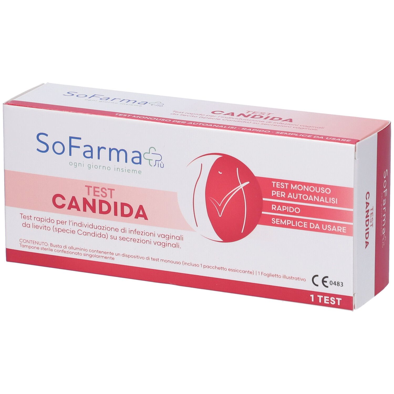 Sofarmapiu' Test Autodiagnostico Candida Albicans