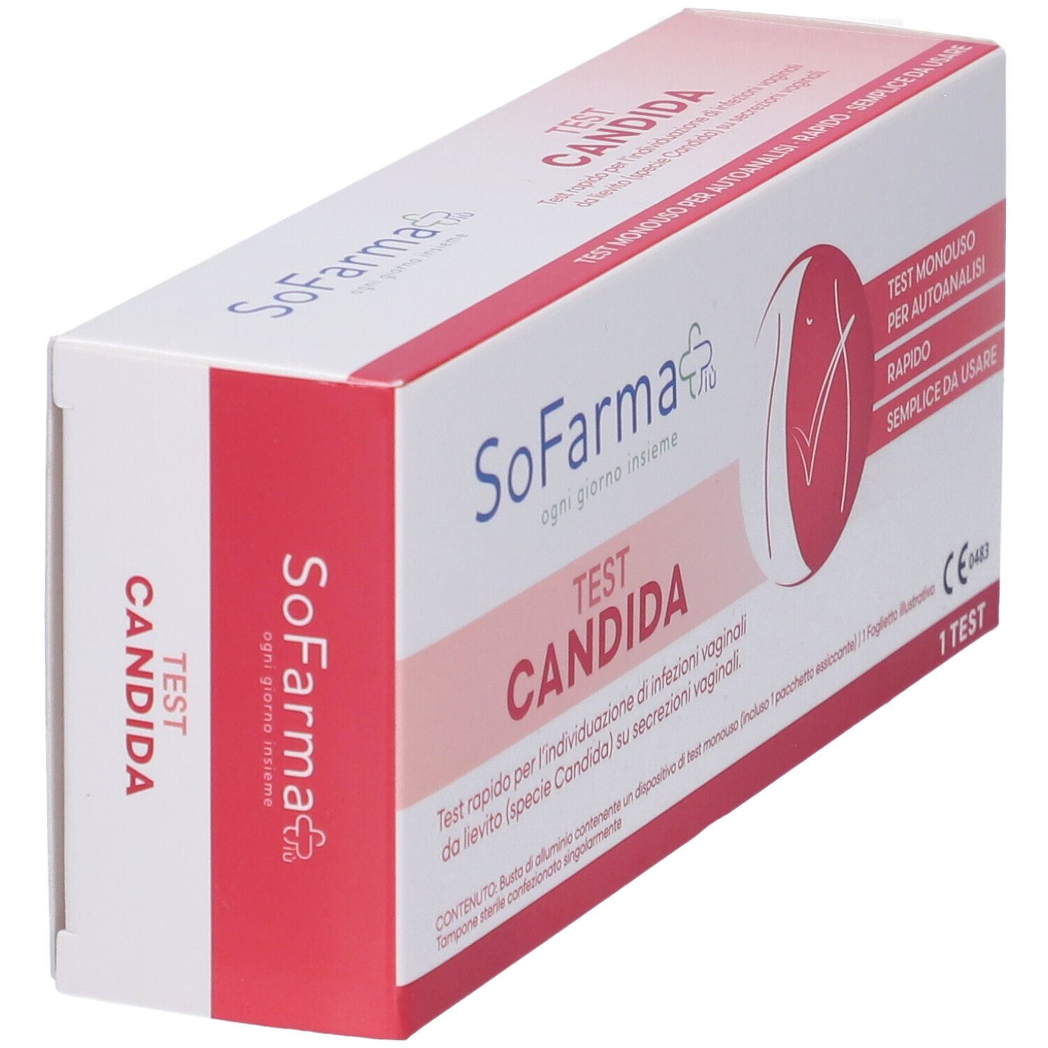 Sofarmapiu' Test Autodiagnostico Candida Albicans