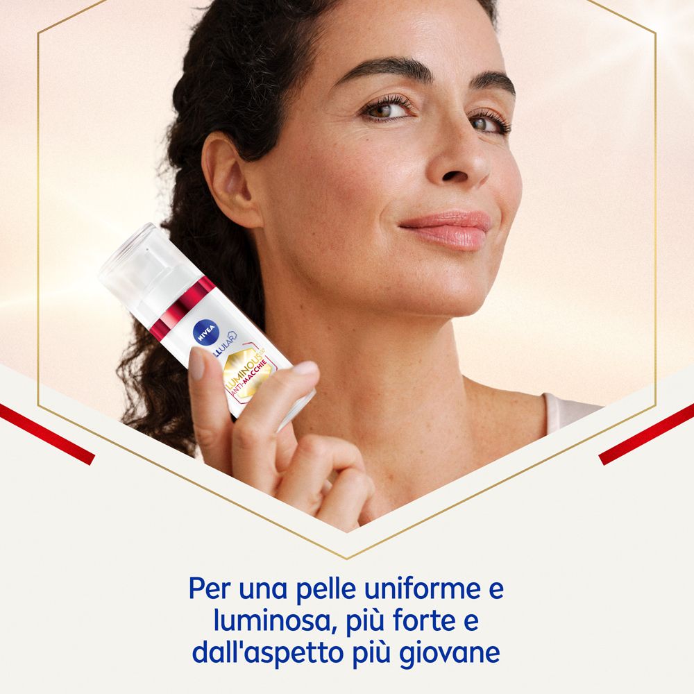 Nivea Luminous630 Siero Anti-Età & Anti-Macchie 30 ml, Siero viso antirughe e macchie