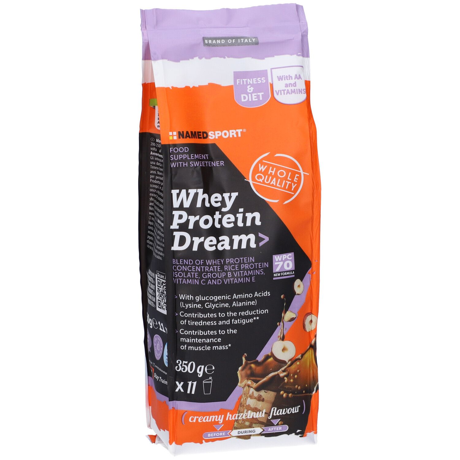 NAMEDSPORT® Whey Protein Dream Creamy Hazelnut Flavour