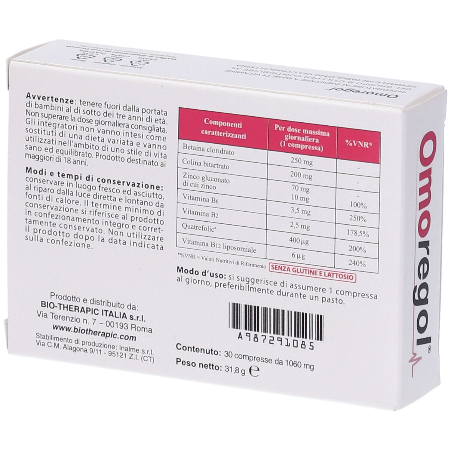 Omoregol 30 Compresse