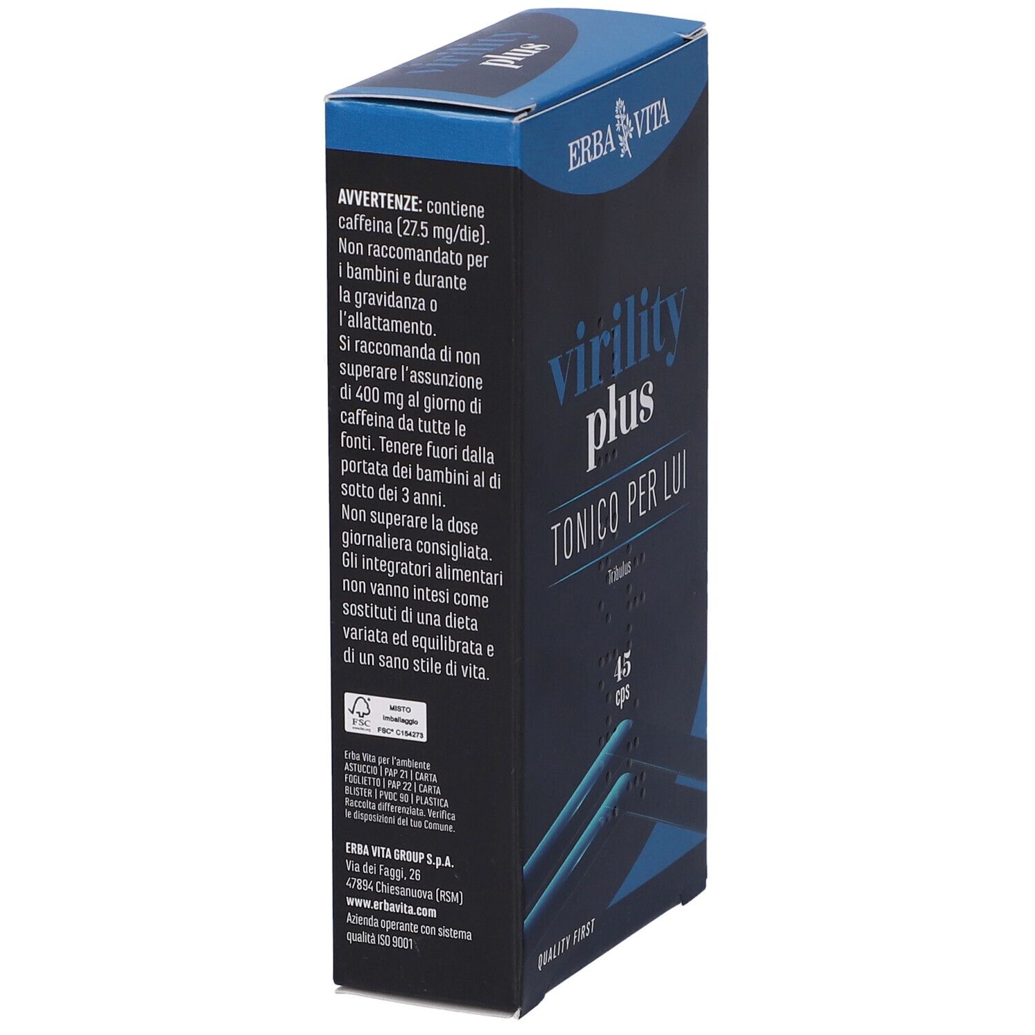 Erba Vita Virility Plus Tonico per Lui Capsule