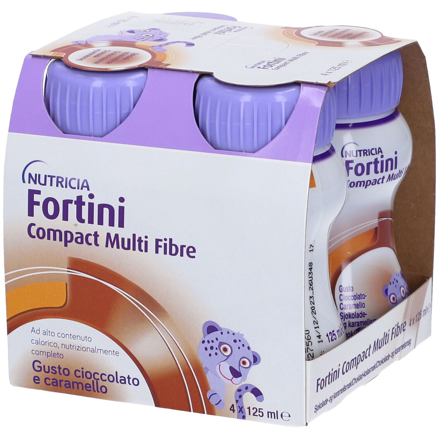 Danone Nutricia Fortini Compact Multi Fibre Gusto Cioccolato-Caramello