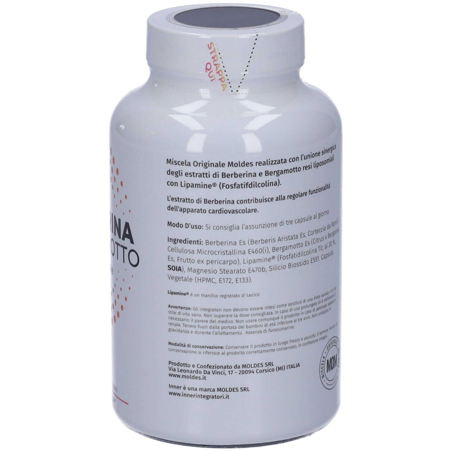 Inner® Berberina + Bergamotto Liposomiale