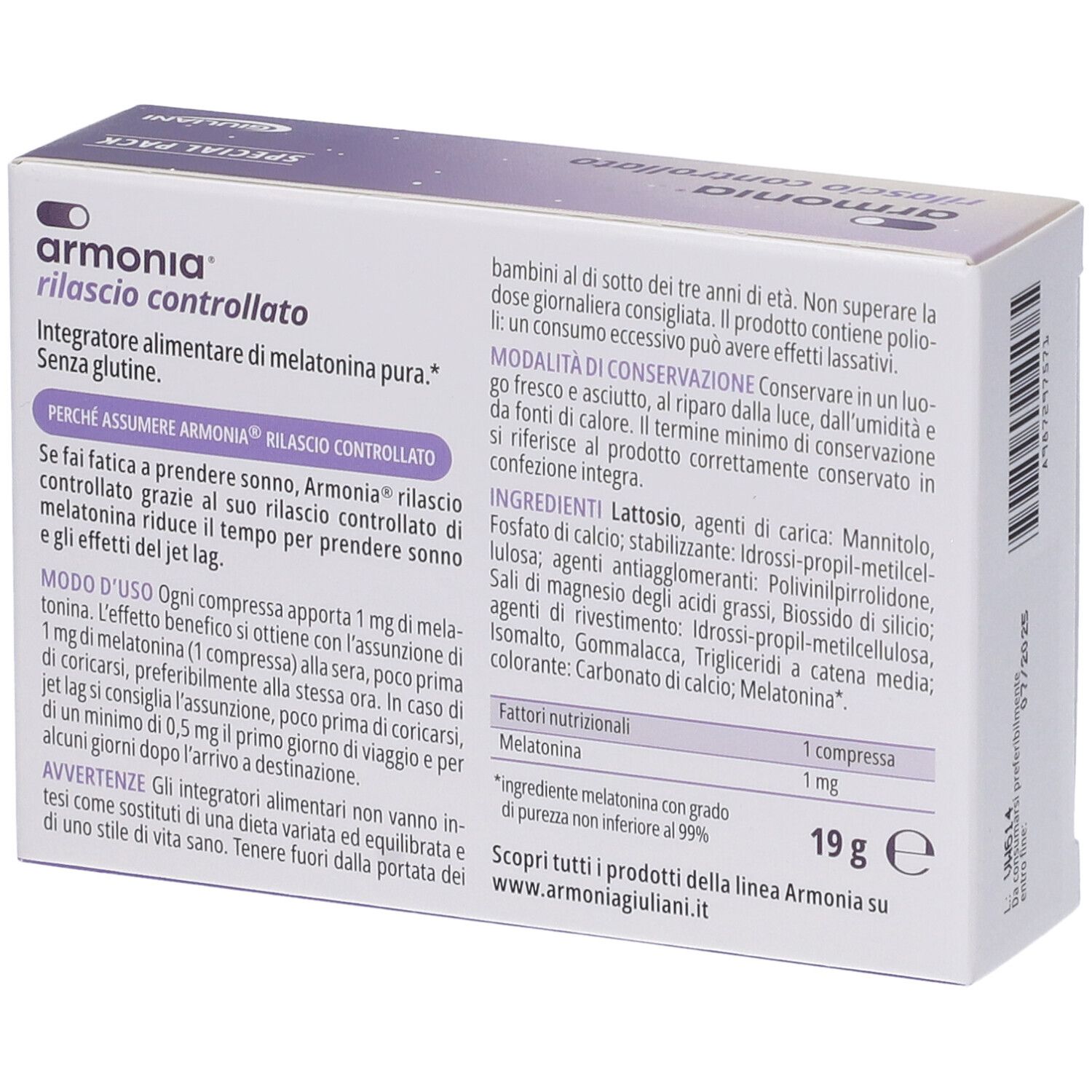 Armonia Rilascio Controllato