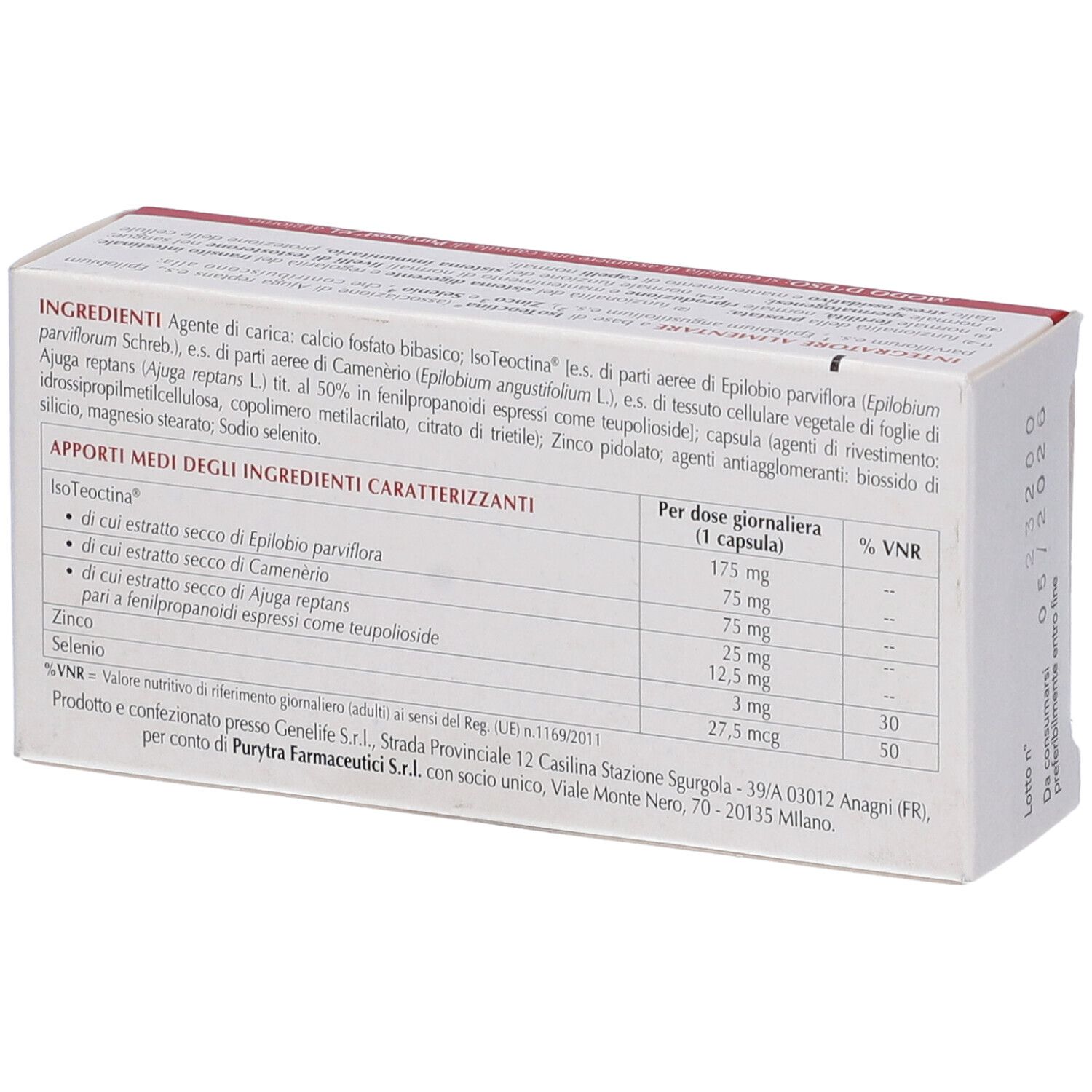 Puryprost Xl 30 Capsule Vegetali Gastroresistenti