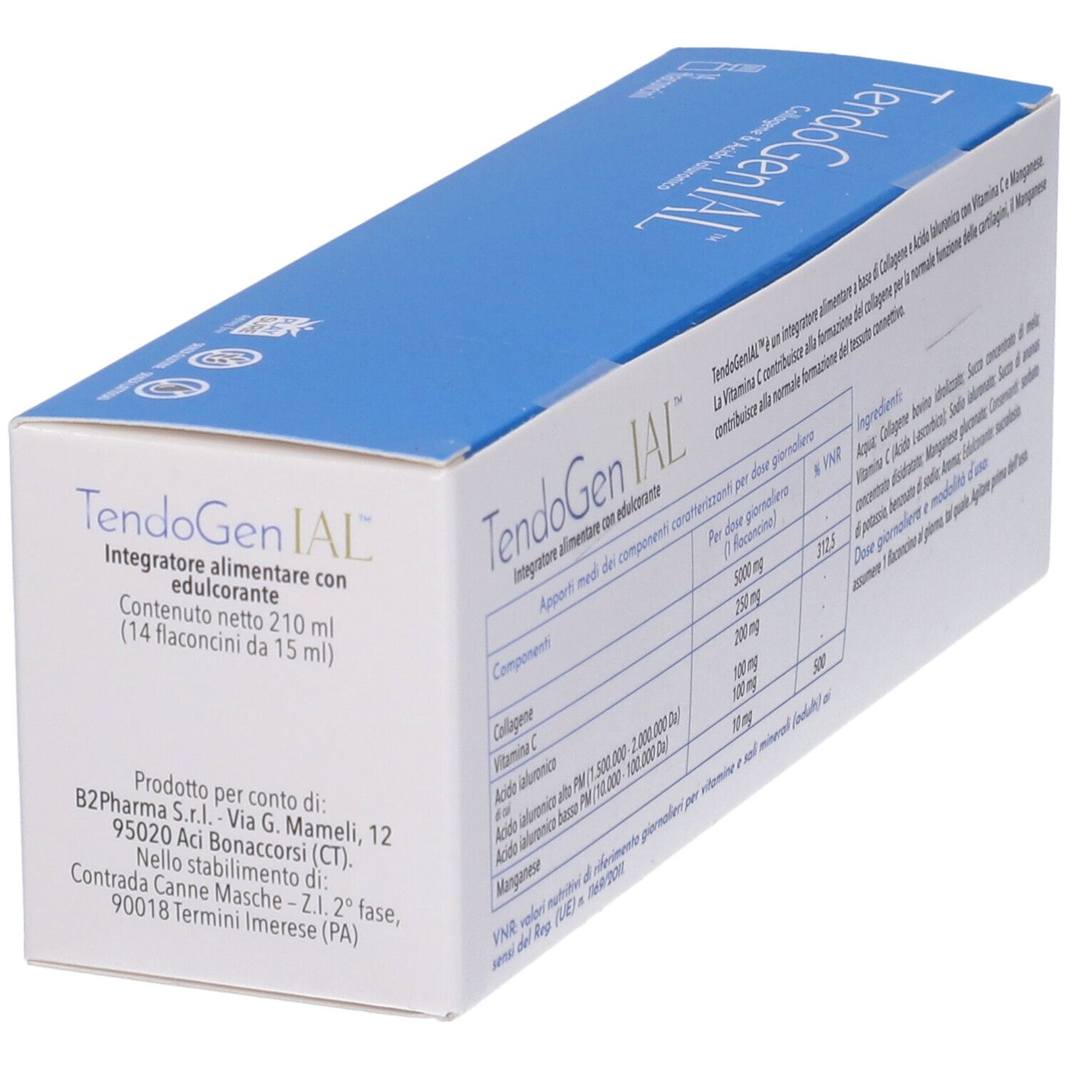 Tendogenial 14 Flaconcini Da 15 Ml