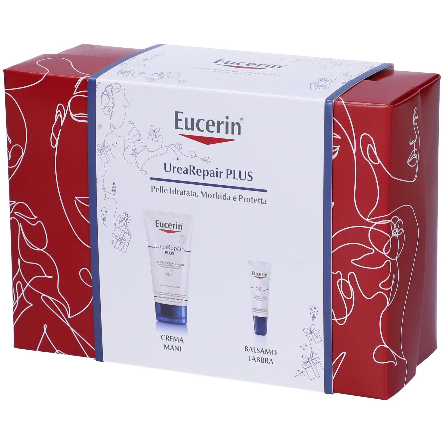 Eucerin Box UreaRepair PLUS Crema Mani + Balsamo Labbra