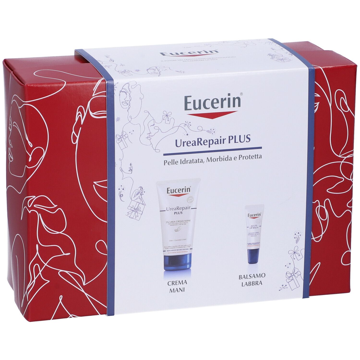 Eucerin Box UreaRepair PLUS Crema Mani + Balsamo Labbra