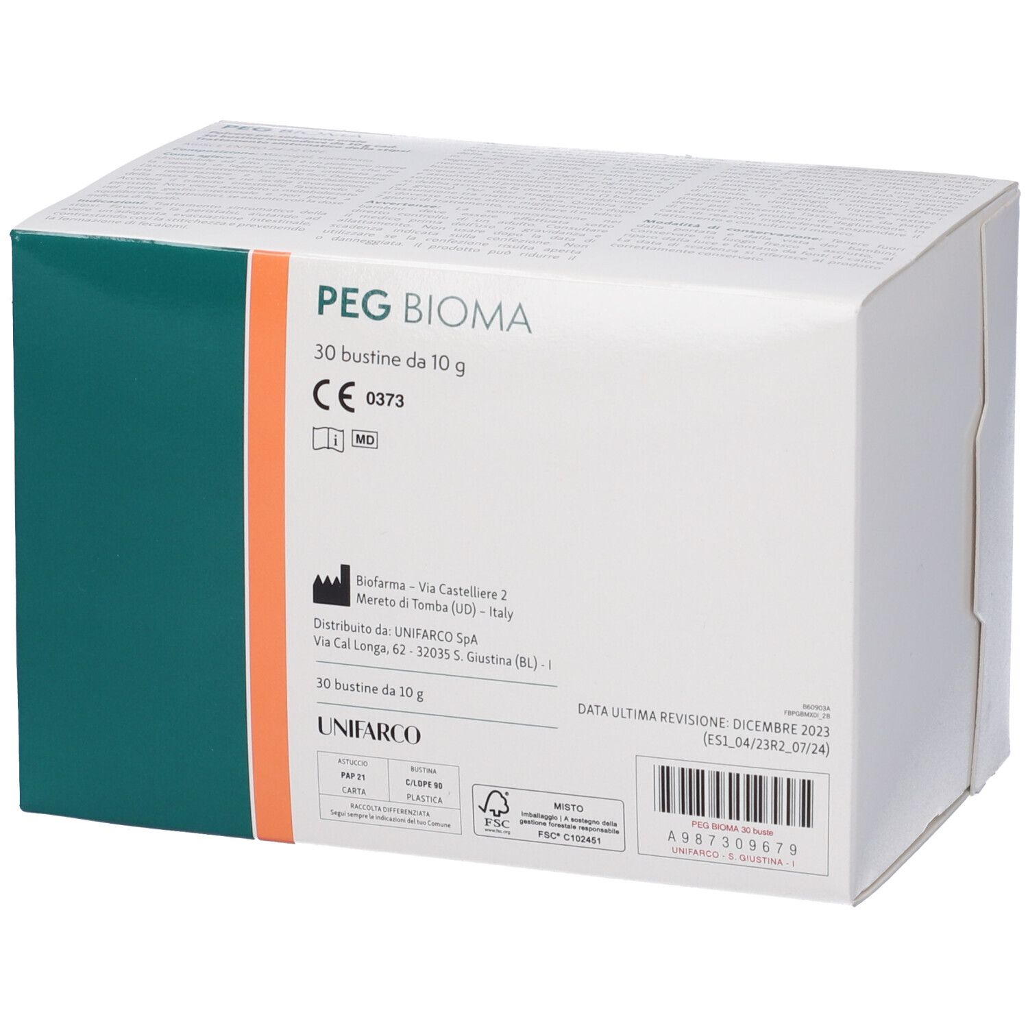 Pegbioma 30 Bustine