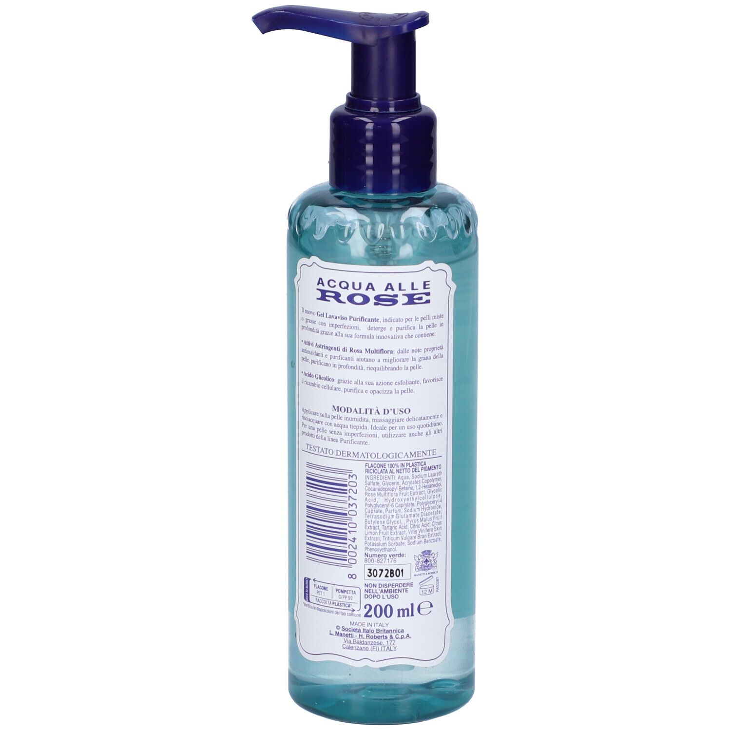 Acqua Alle Rose Gel Lavaviso Purificante 200 Ml