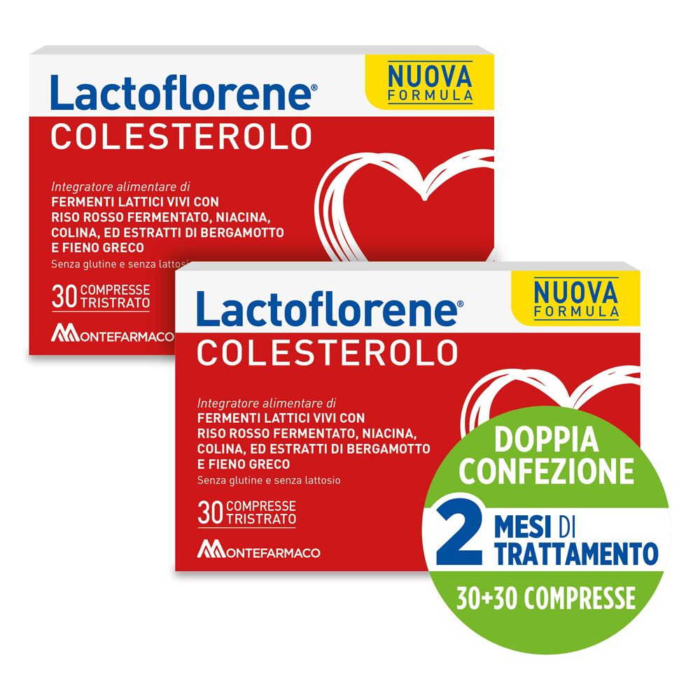Lactoflorene Colesterolo 30 Compresse Tristrato Bipack