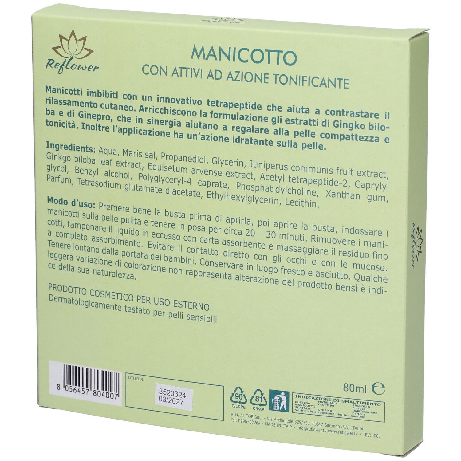 Reflower Manicotto Tonificante