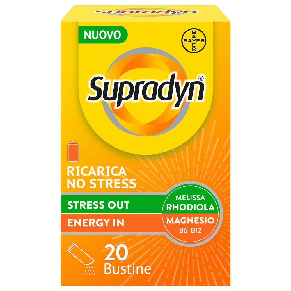 Supradyn Ricarica No Stress Integratore Multivitaminico con Magnesio Buste