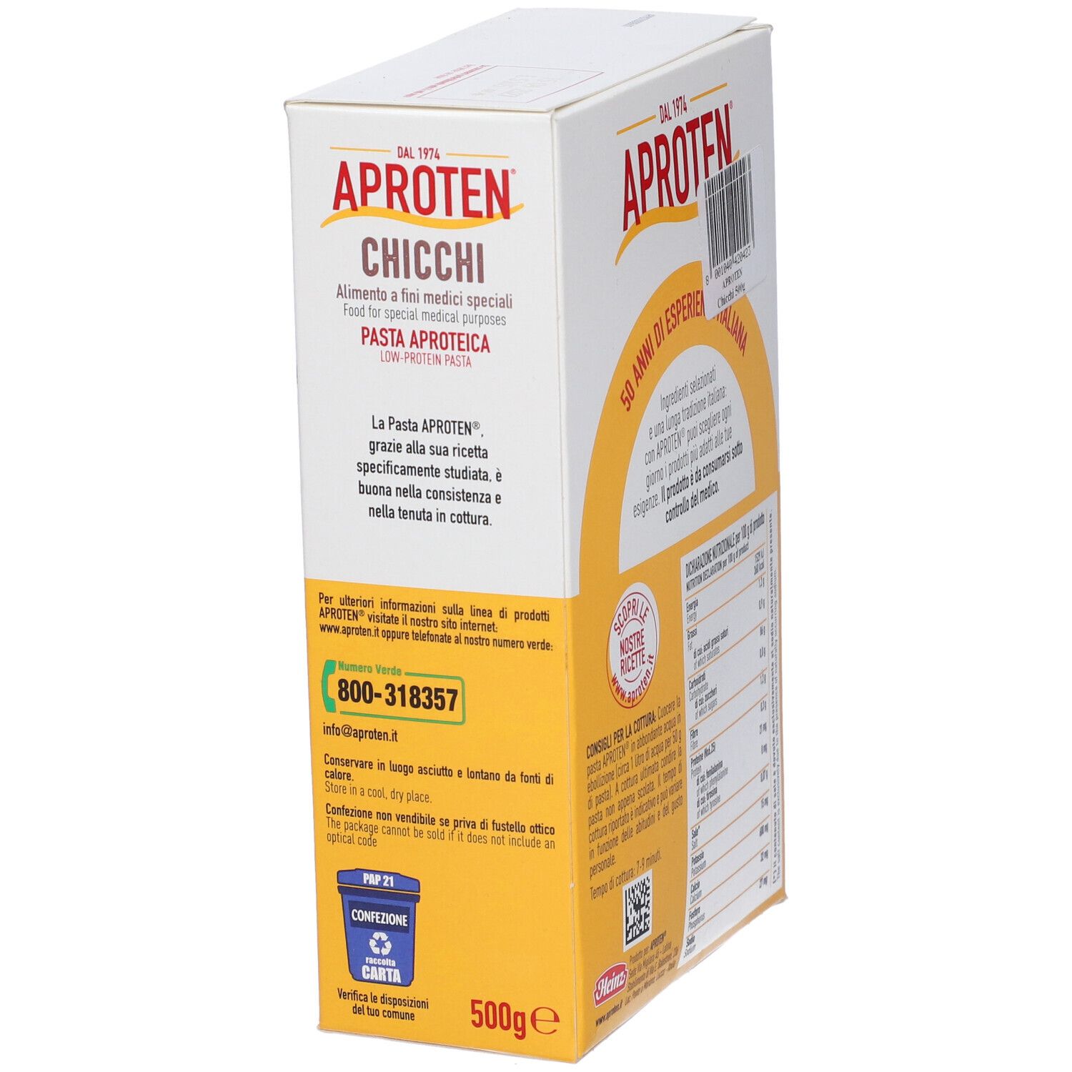 Aproten Pasta Chicchi 500 G