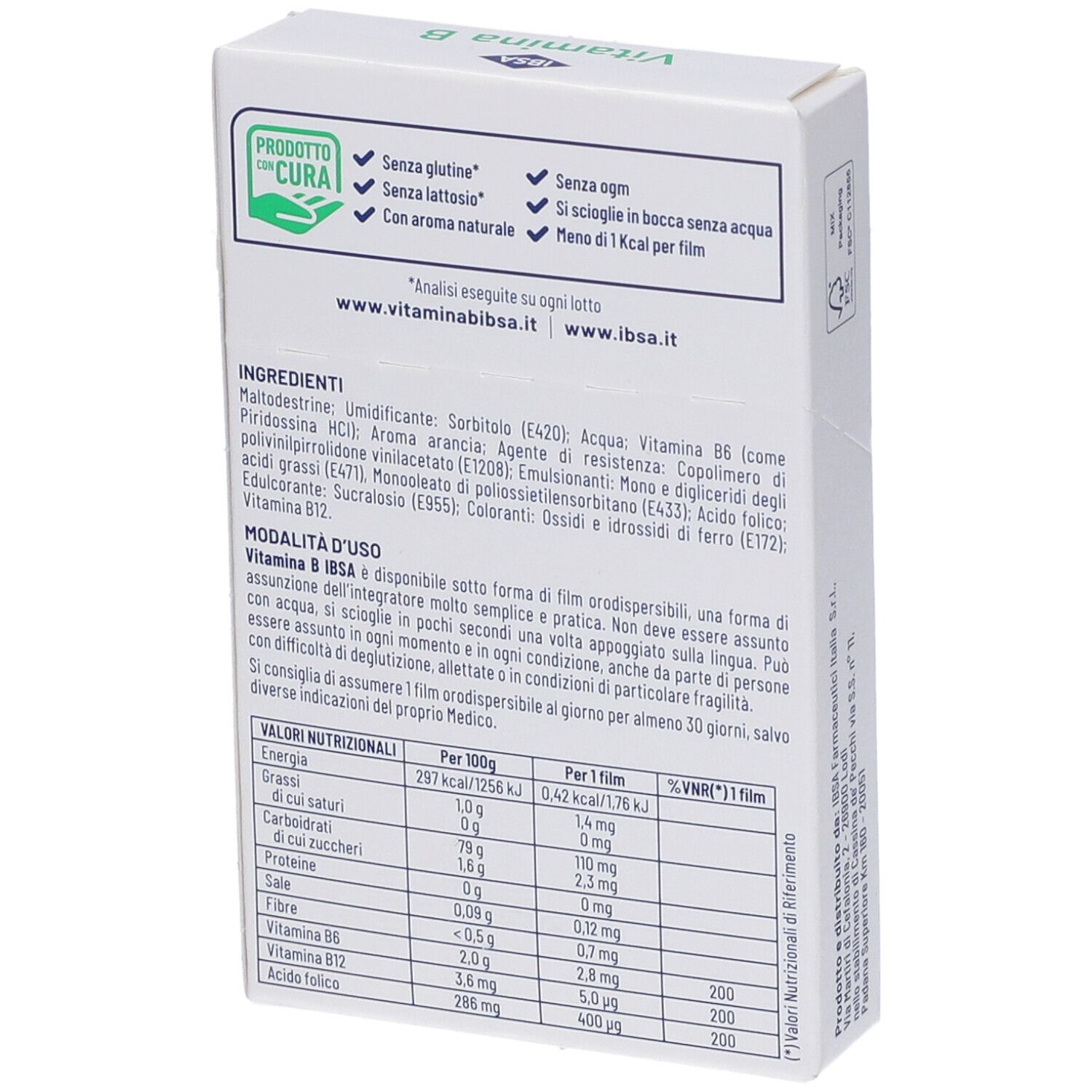 Vitamina B IBSA Integratore Alimentare