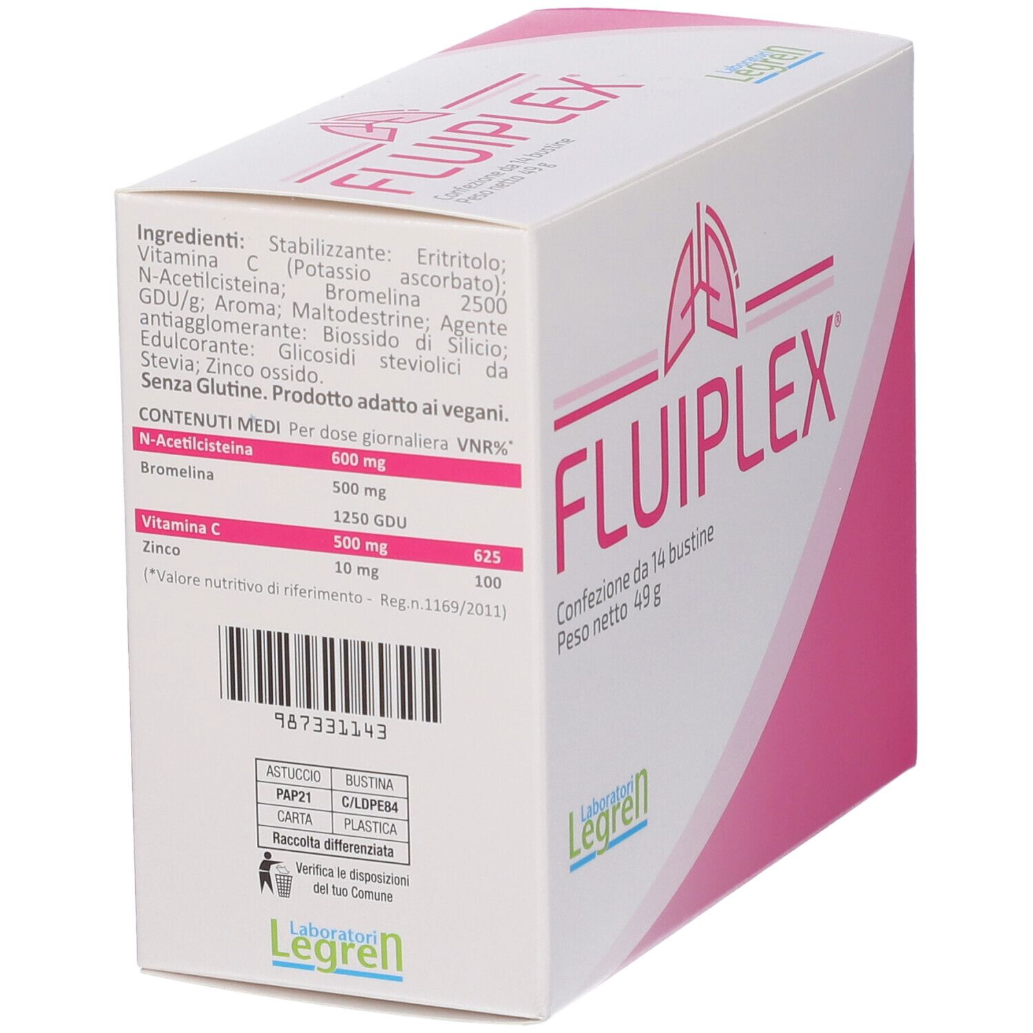Fluiplex 14 Bustine