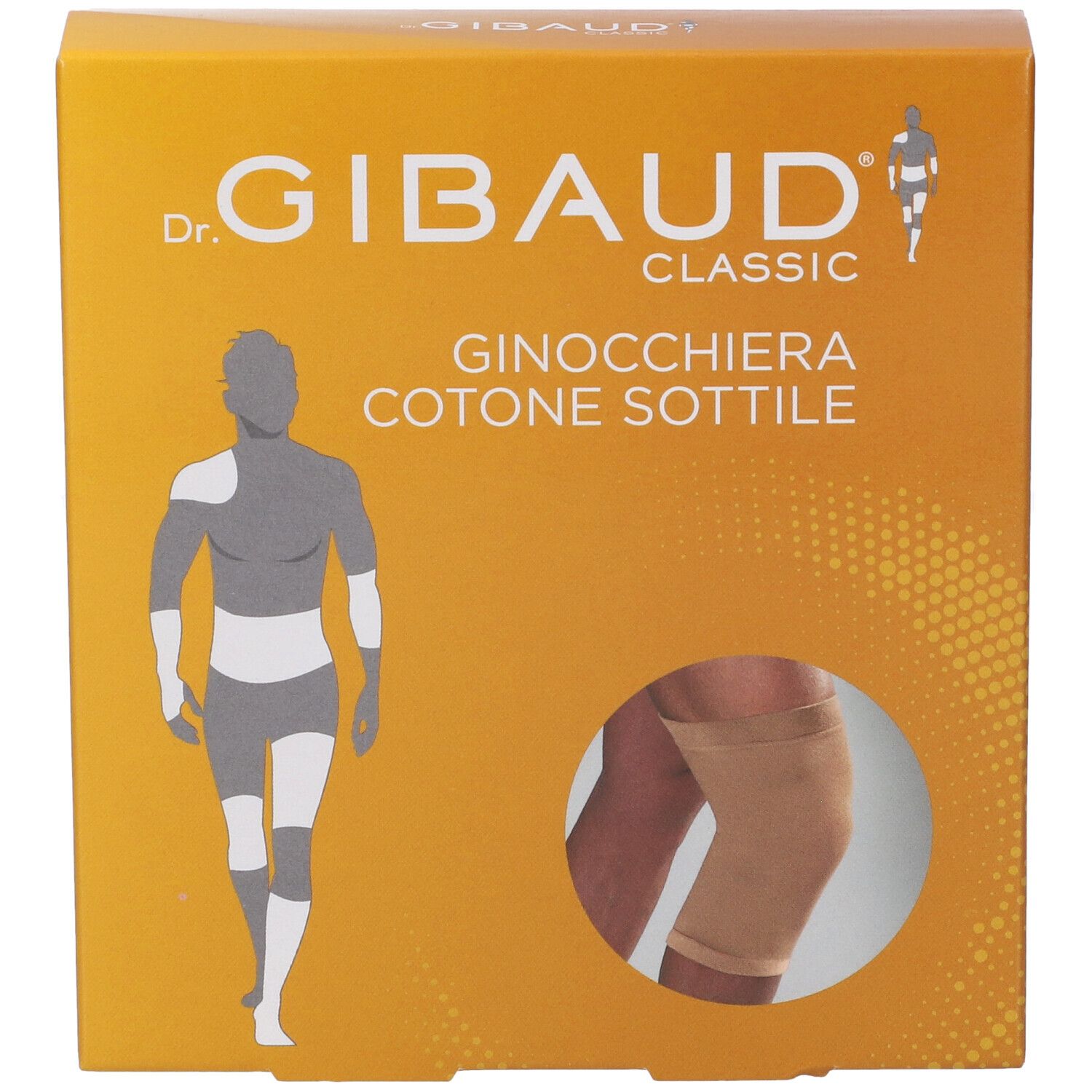 Ginocchiera In Cotone Sottile Gibaud Beige Misura 2