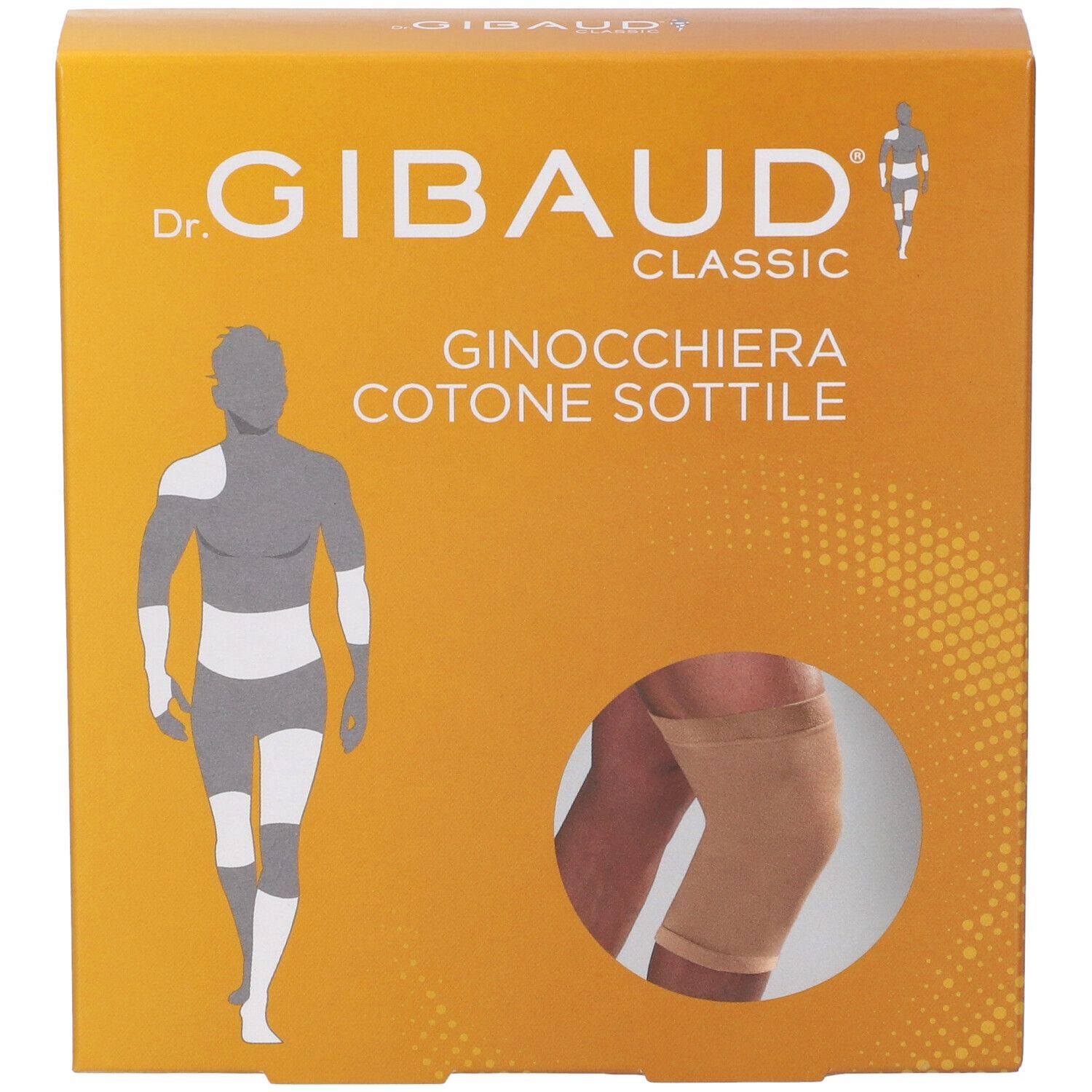 Ginocchiera In Cotone Sottile Gibaud Beige Misura 4