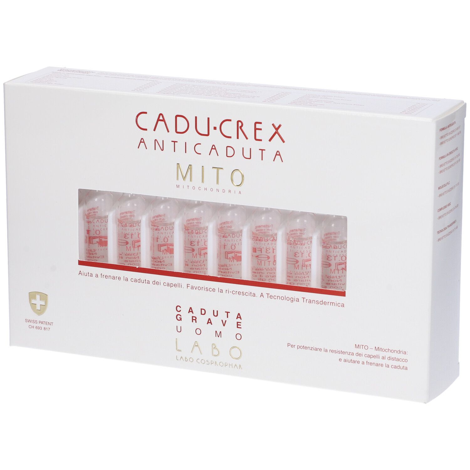 Labo Cadu-Crex Anti-Caduta Mito Caduta Grave Uomo 20 Fiale