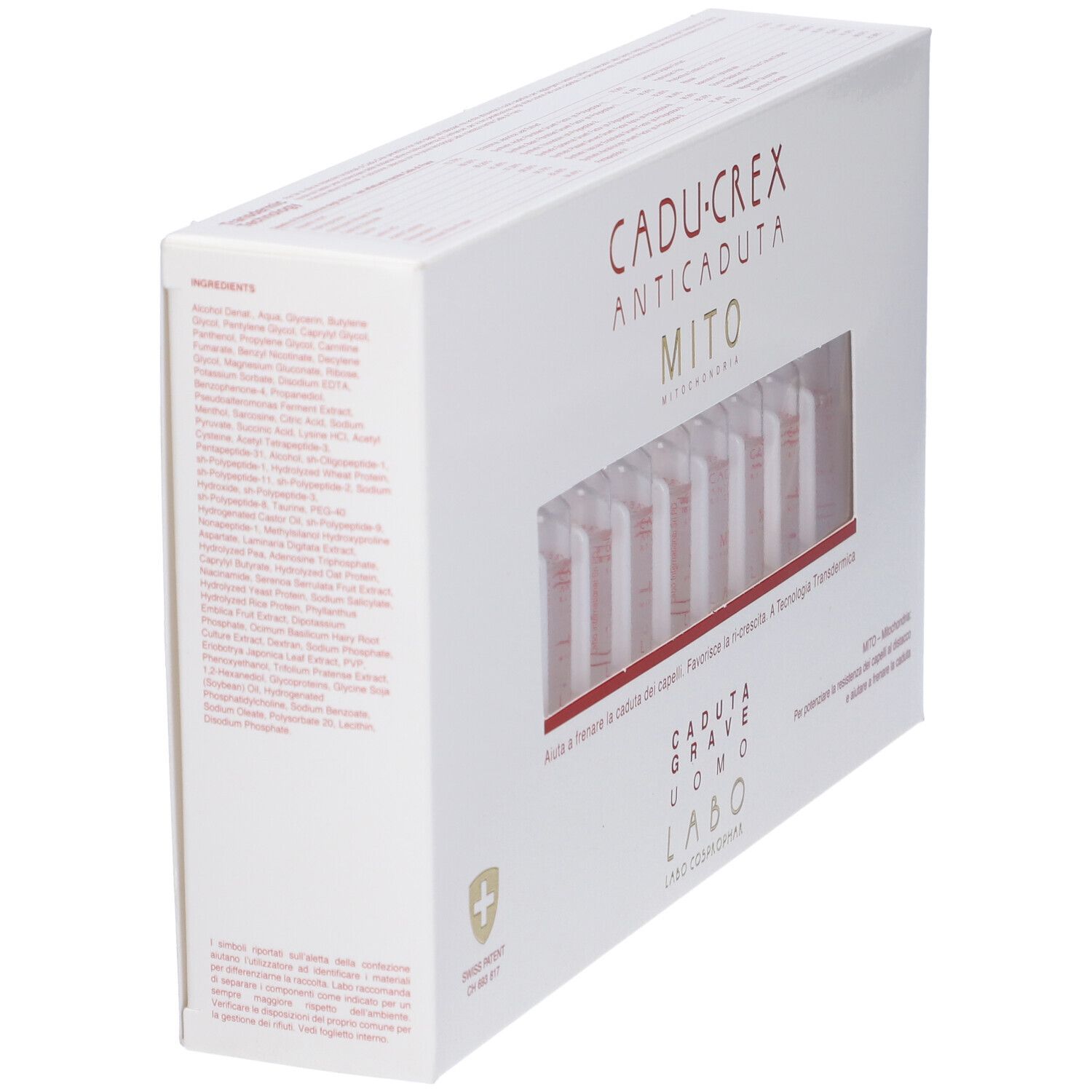 Labo Cadu-Crex Anti-Caduta Mito Caduta Grave Uomo 20 Fiale
