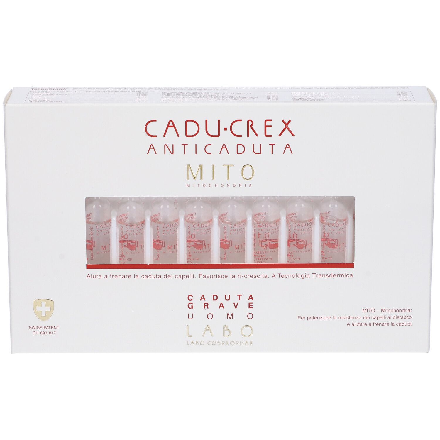 Labo Cadu-Crex Anti-Caduta Mito Caduta Grave Uomo 20 Fiale