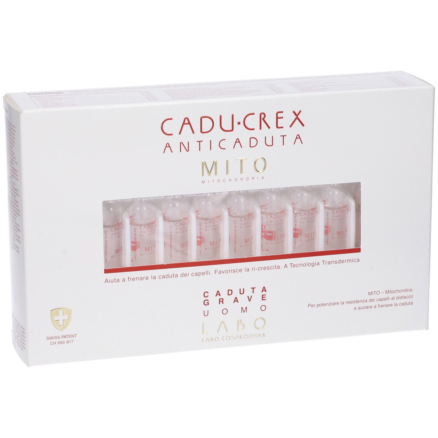 Labo Cadu-Crex Anti-Caduta Mito Caduta Grave Uomo 20 Fiale