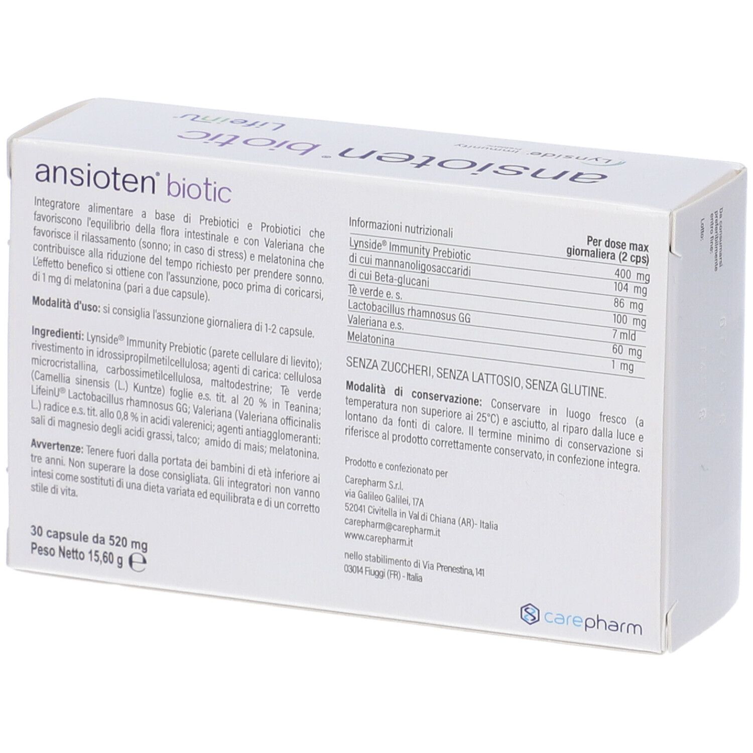Ansioten Biotic 30 Capsule