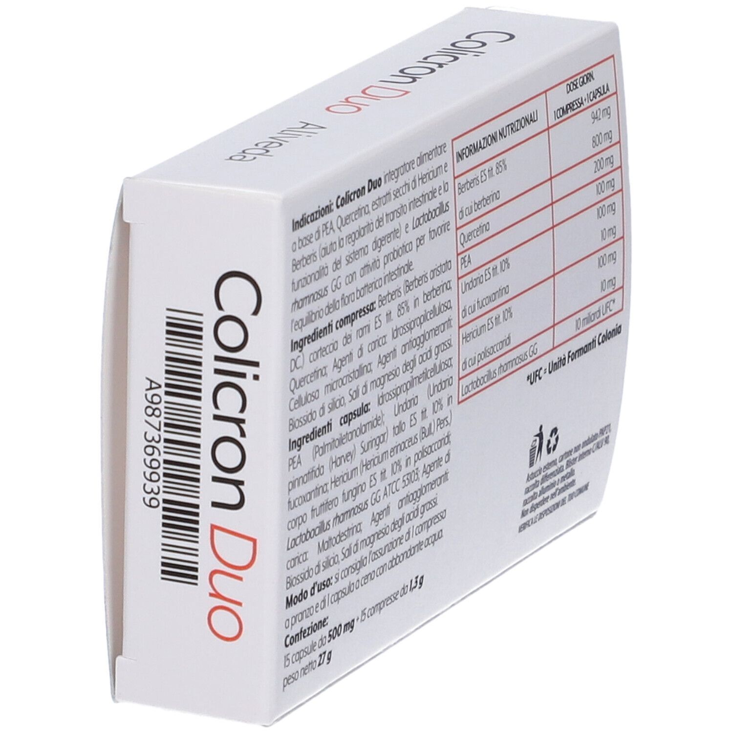 Colicron Duo 15 Capsule + 15 Compresse