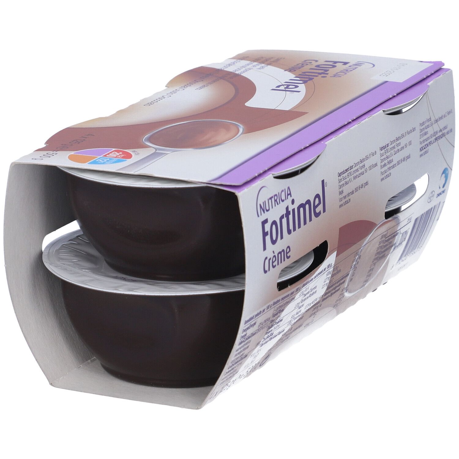 Nutricia Fortimel Creme,Gusto Cioccolato,Ipercalorico/proteico,4x125ml