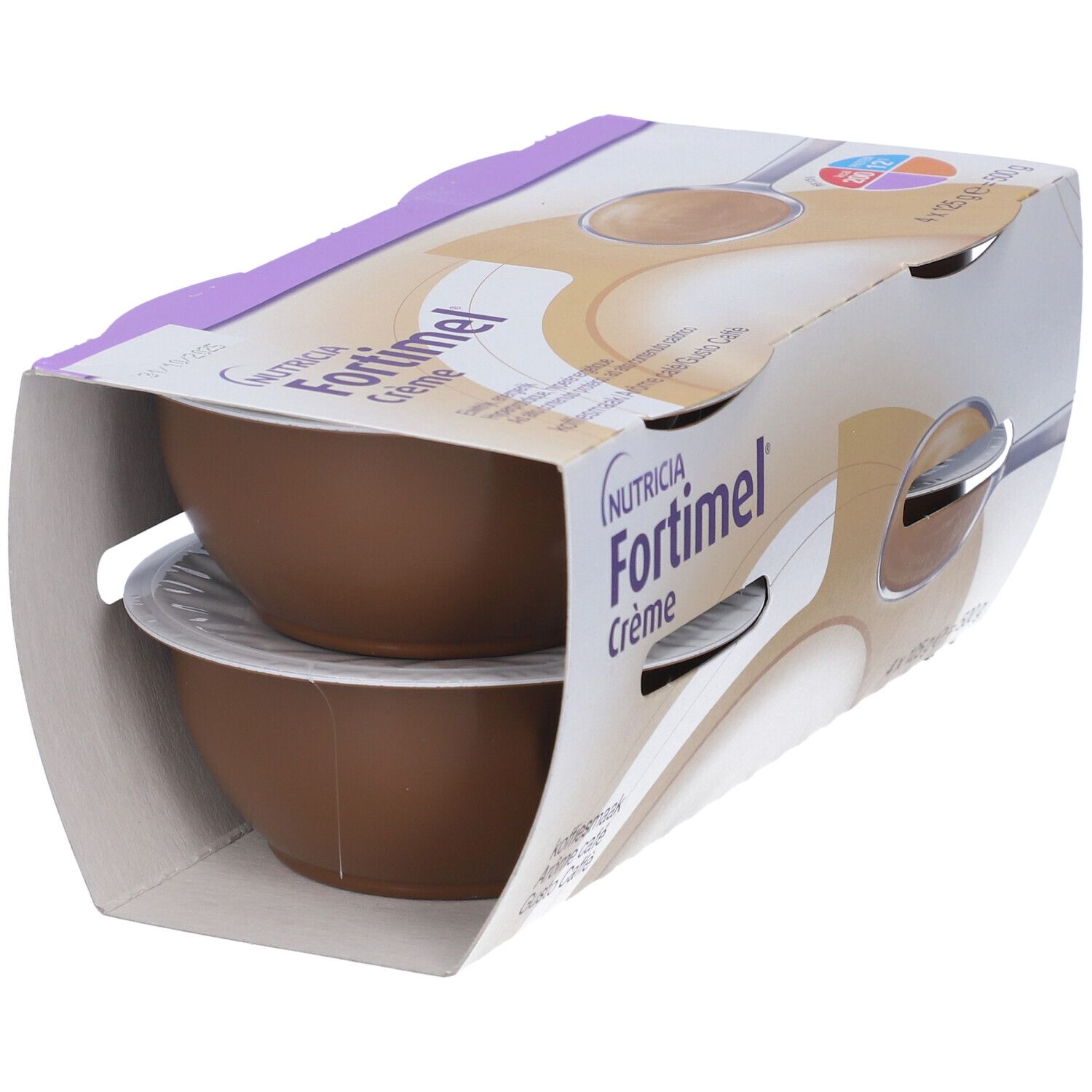 Nutricia Fortimel Creme,Gusto Caffè,Ipercalorico,Iperproteico,4x125ml