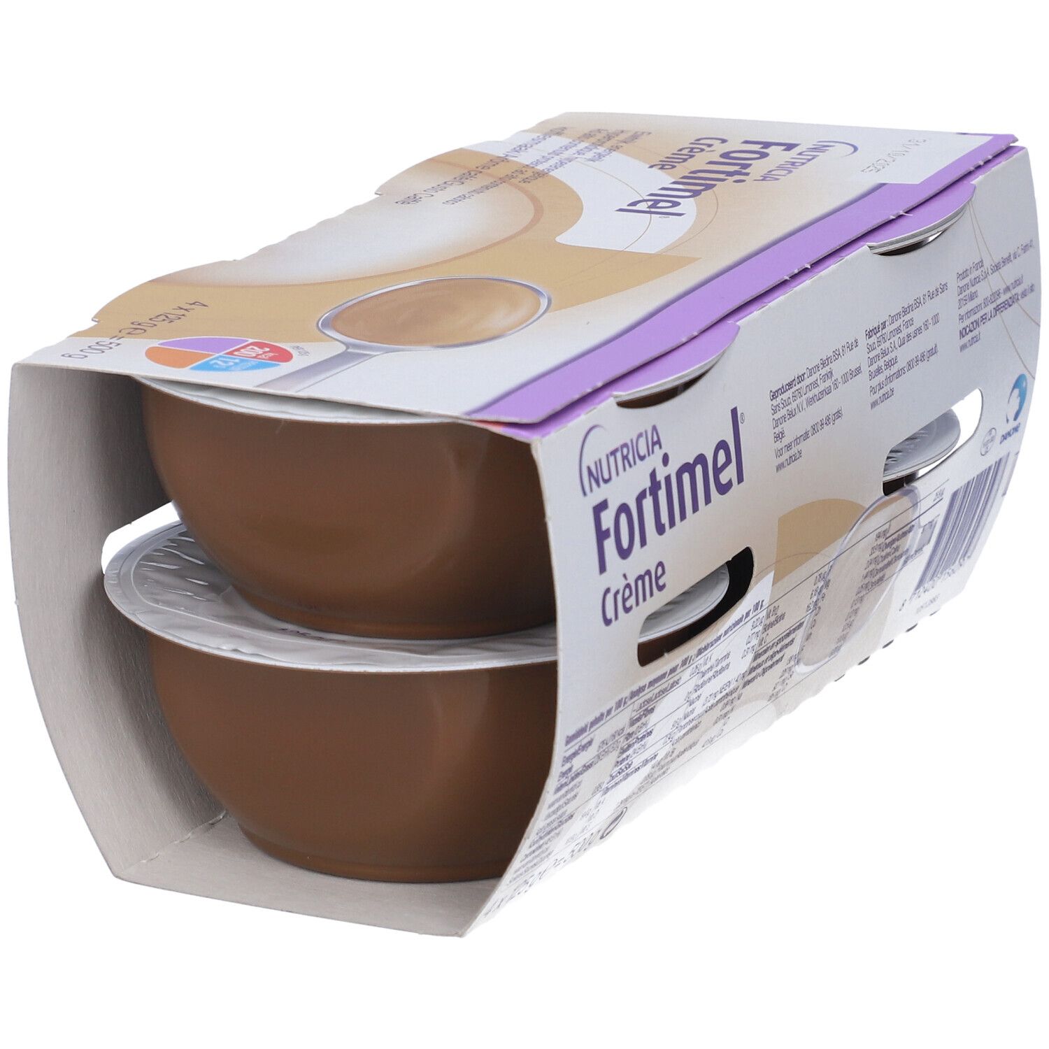 Nutricia Fortimel Creme,Gusto Caffè,Ipercalorico,Iperproteico,4x125ml
