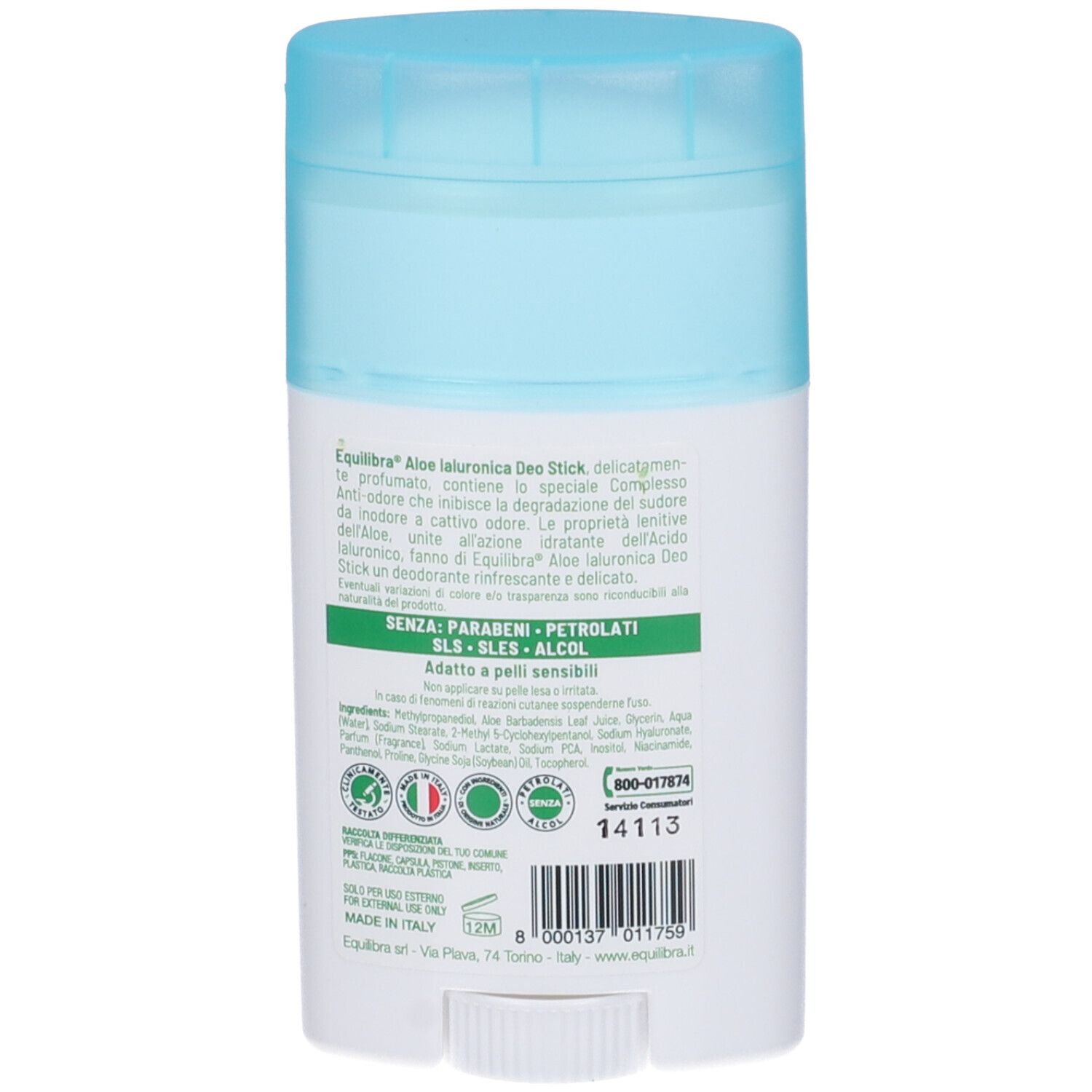 Equilibra Aloe Ialuronica Roll On