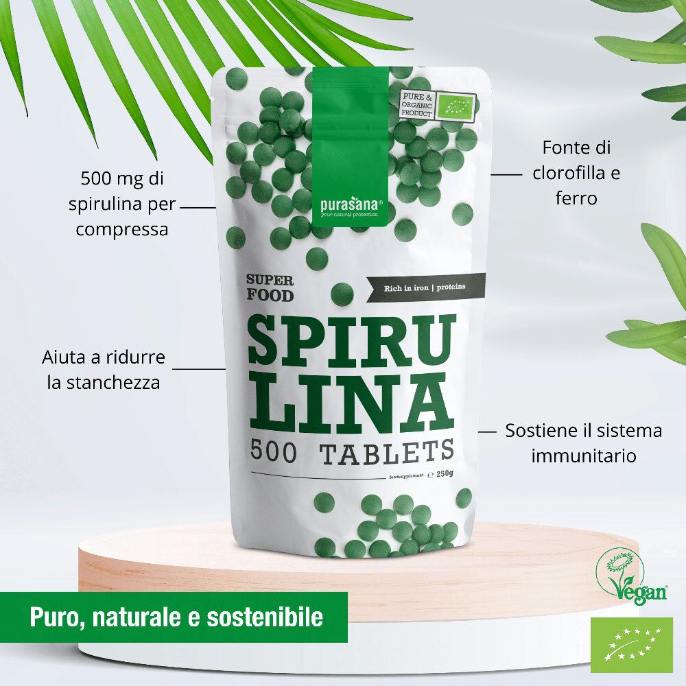 Purasana Spirulina Compresse