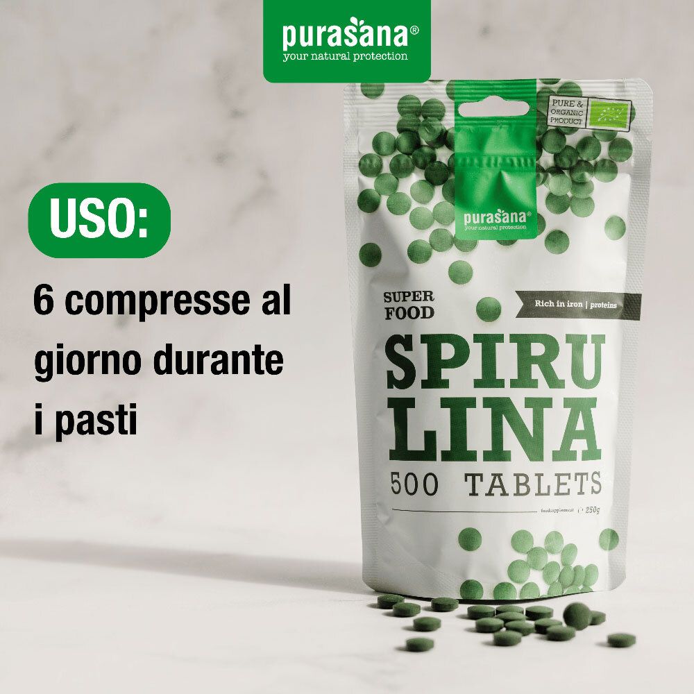 Purasana Spirulina Compresse