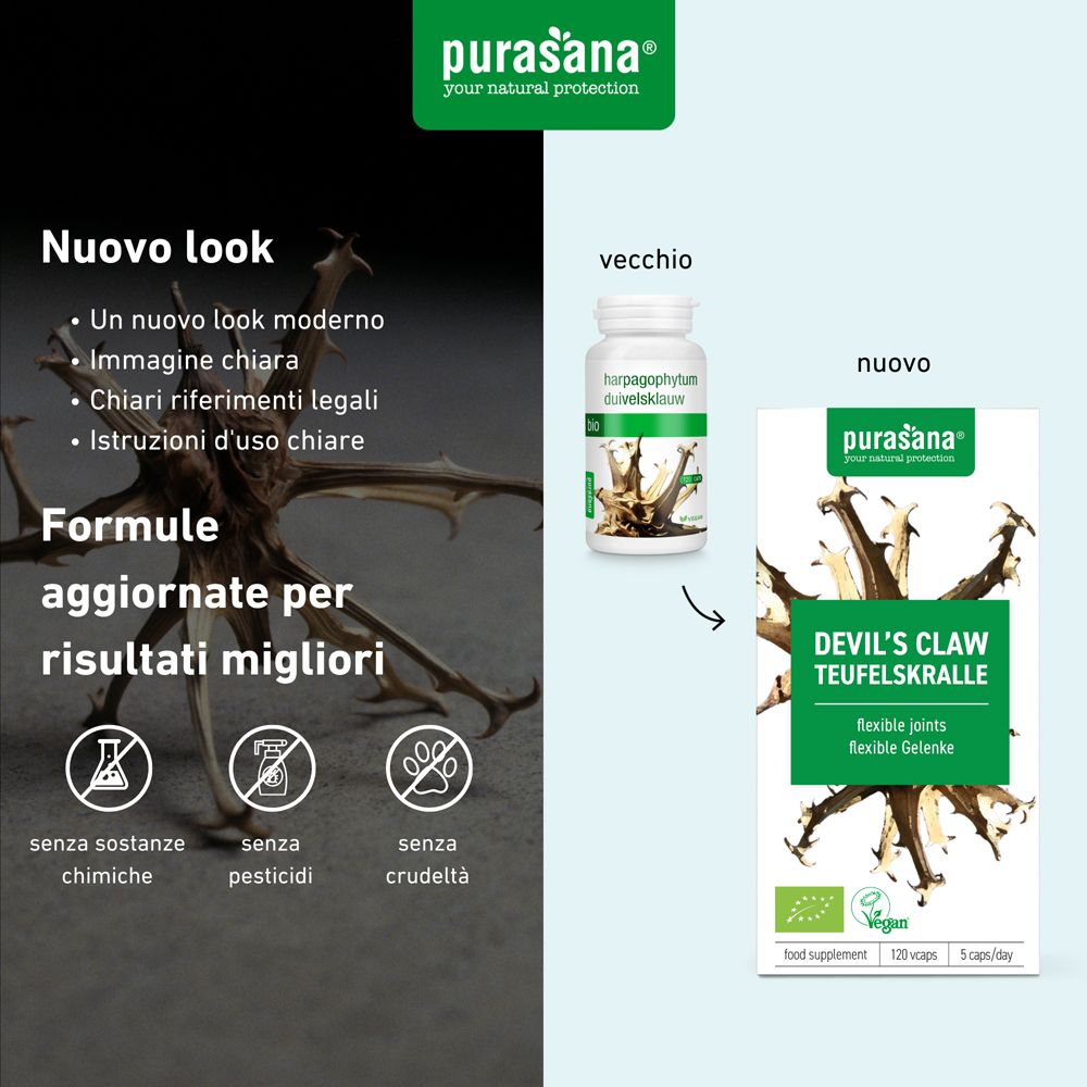 Purasana Artiglio del Diavolo Bio Capsule