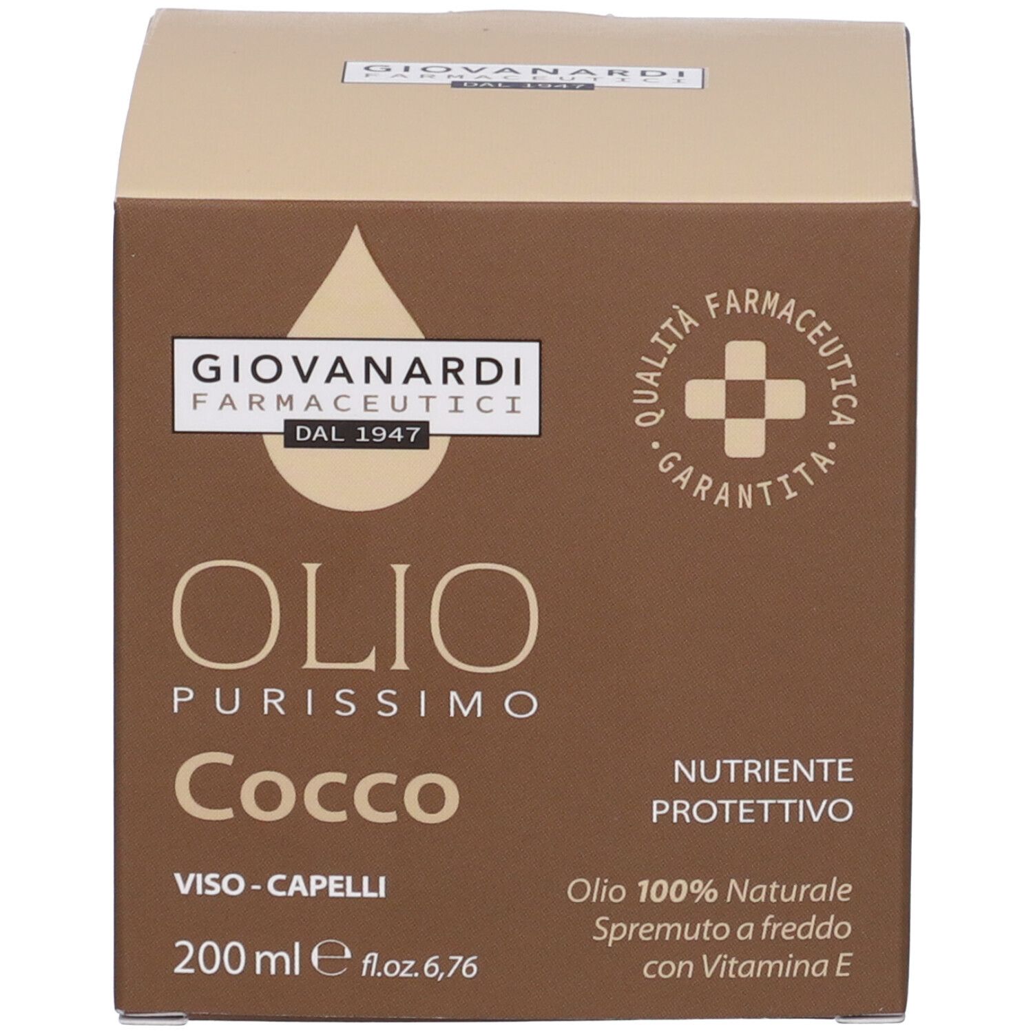 Giovanardi Farmaceutici Olio Purissimo di Cocco