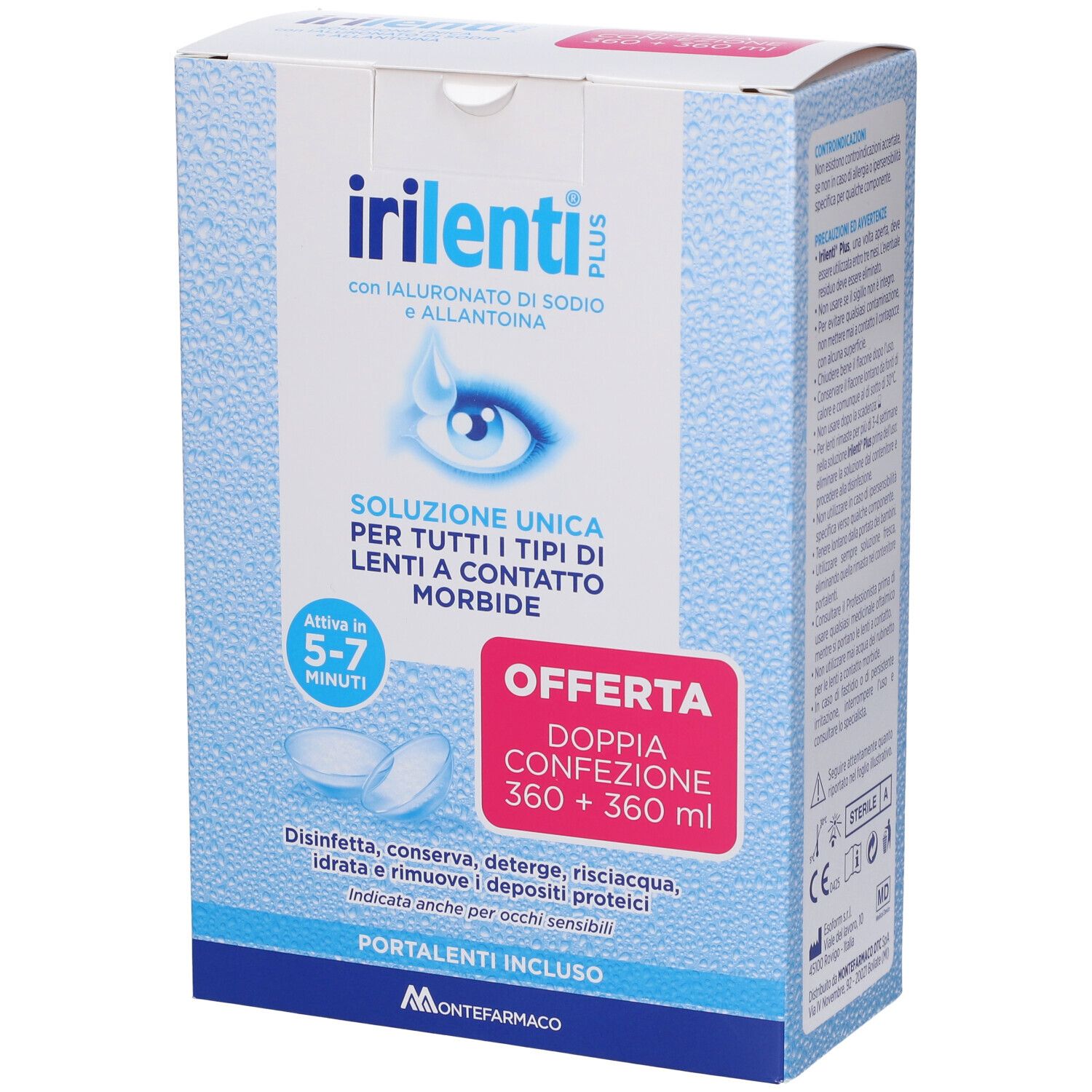 Irilenti Plus Soluzione Unica per Lenti a Contatto