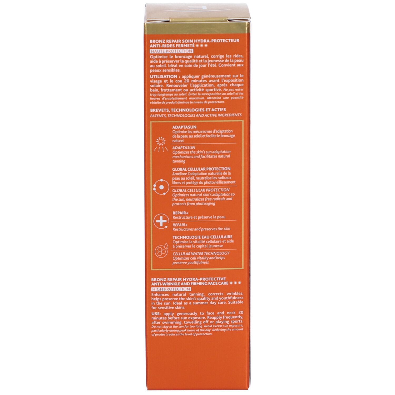 Institut Esthederm Bronz Repair 3 Soli Solare Viso Anti-Rughe - Sole Intenso