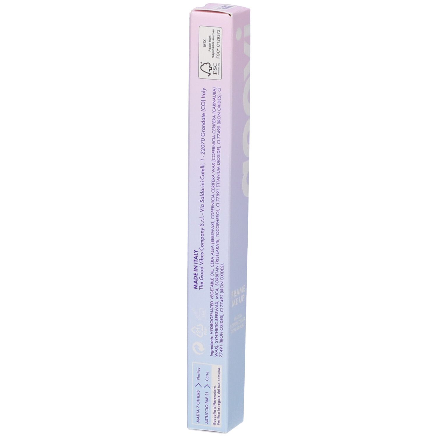 Goovi Frame Me Up Matita Sopracciglia con Kabuki Colore 01 Light Blonde - risparmia il 15% con il codice: GOOVI15