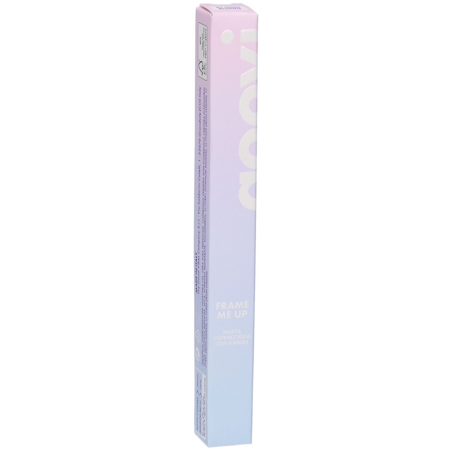 Goovi Frame Me Up Matita Sopracciglia con Kabuki Colore 01 Light Blonde - risparmia il 15% con il codice: GOOVI15