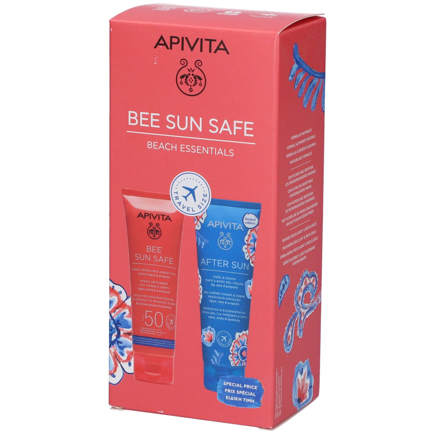 Apivita Bee Sun Safe Beach Essentials Travel Size