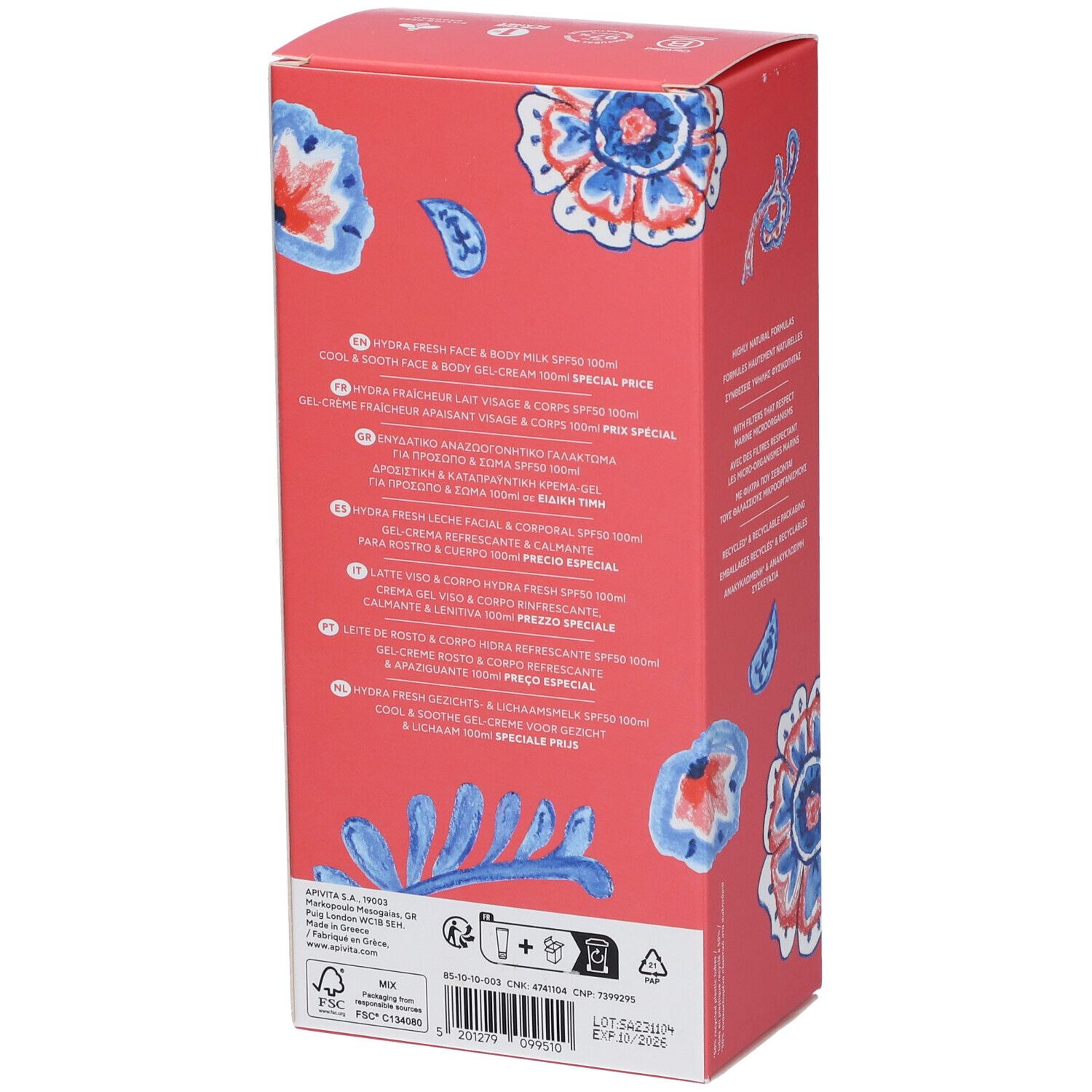 Apivita Bee Sun Safe Beach Essentials Travel Size