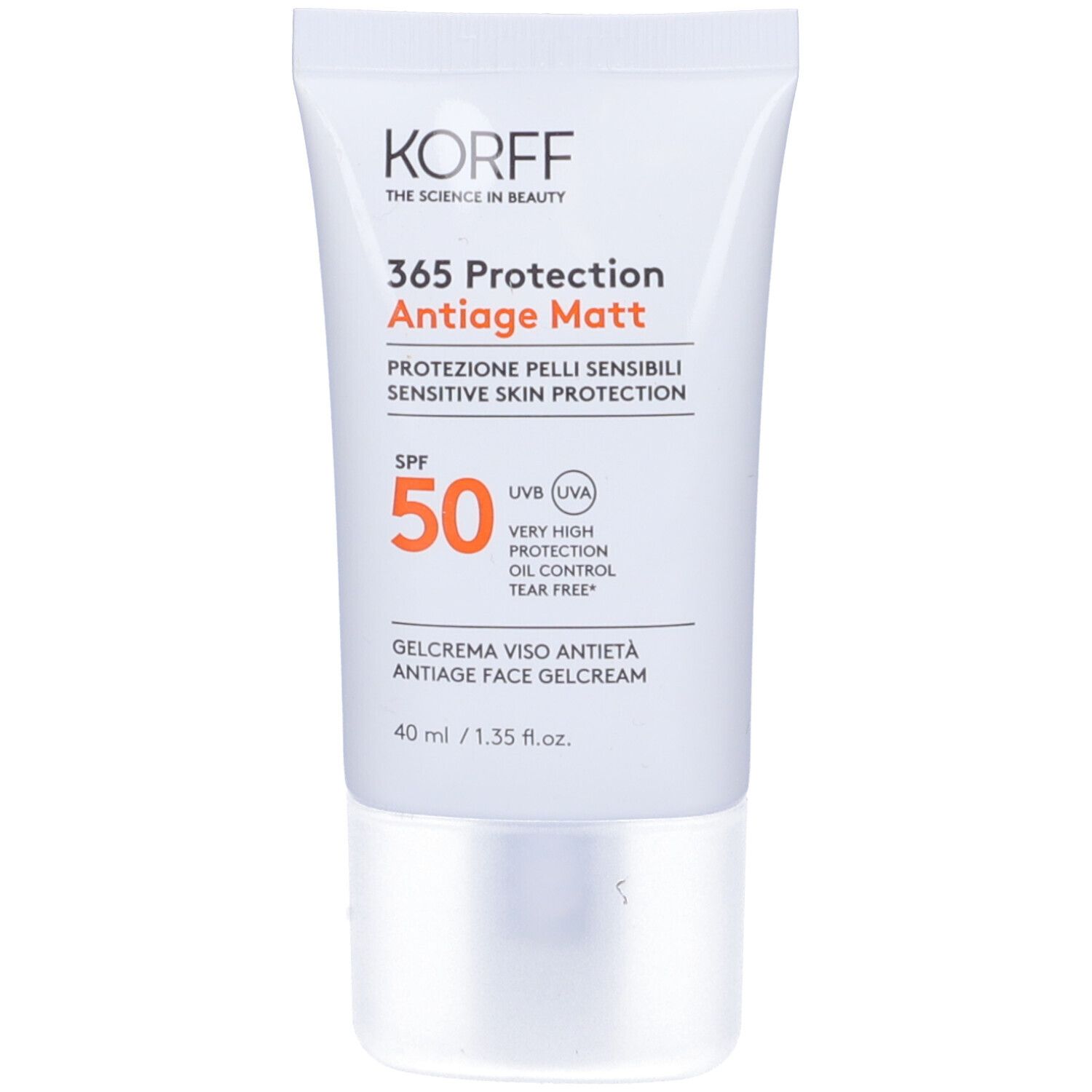 Korff 365 Protection Antiage Matt Spf50+ Gel Crema Viso