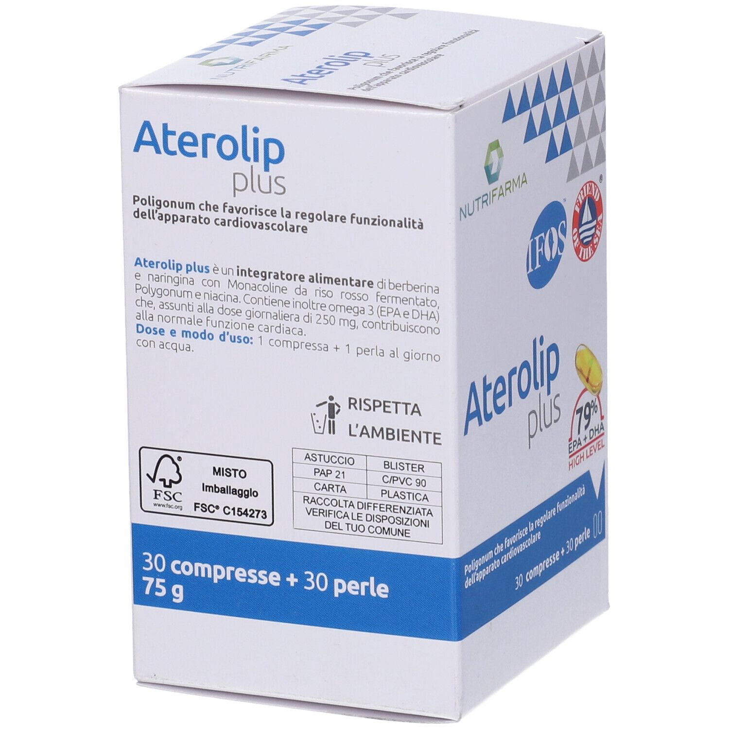 Aterolip Plus 79% 30 Compresse + 30 Perle
